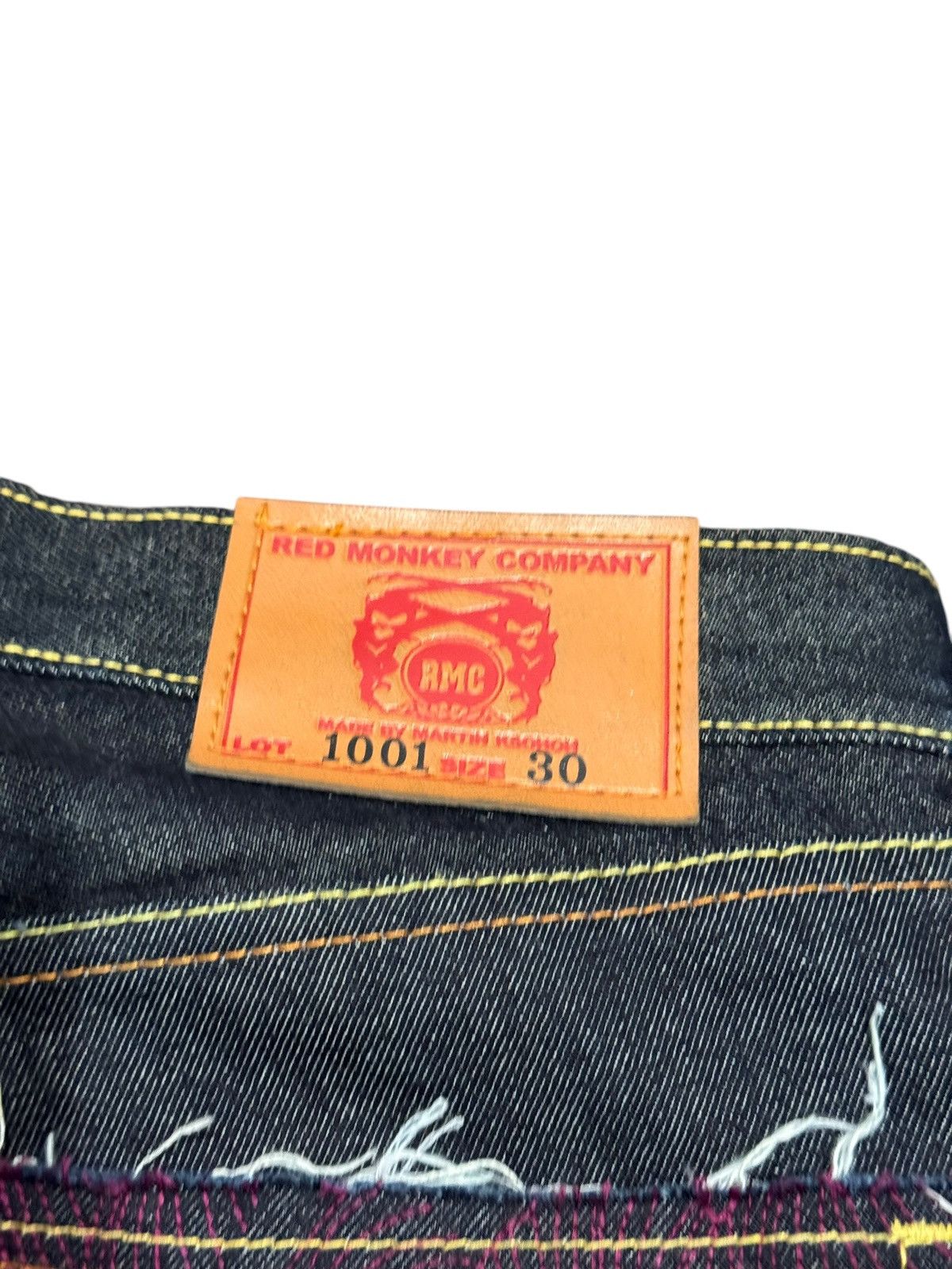 Japanese Brand × RMC Jeans Rmc red monkey co jeans denim samurai explicit new SIZE 30 Size US 30 / EU 46 - 4 Thumbnail