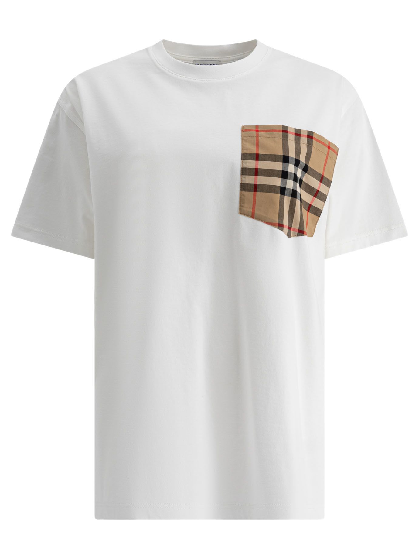 Burberry Cotton Crew Neck T-Shirt Size M / US 6-8 / IT 42-44 - 1 Thumbnail