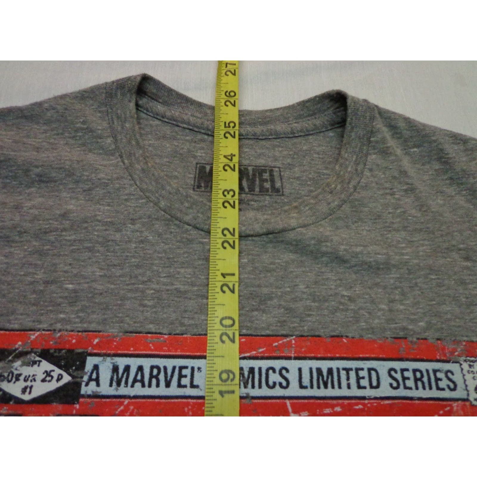 Vintage WOLVERINE Marvel Comic Book Cover Graphic Distressed Heather Gray T-Shirt Small Size US S / EU 44-46 / 1 - 5 Thumbnail