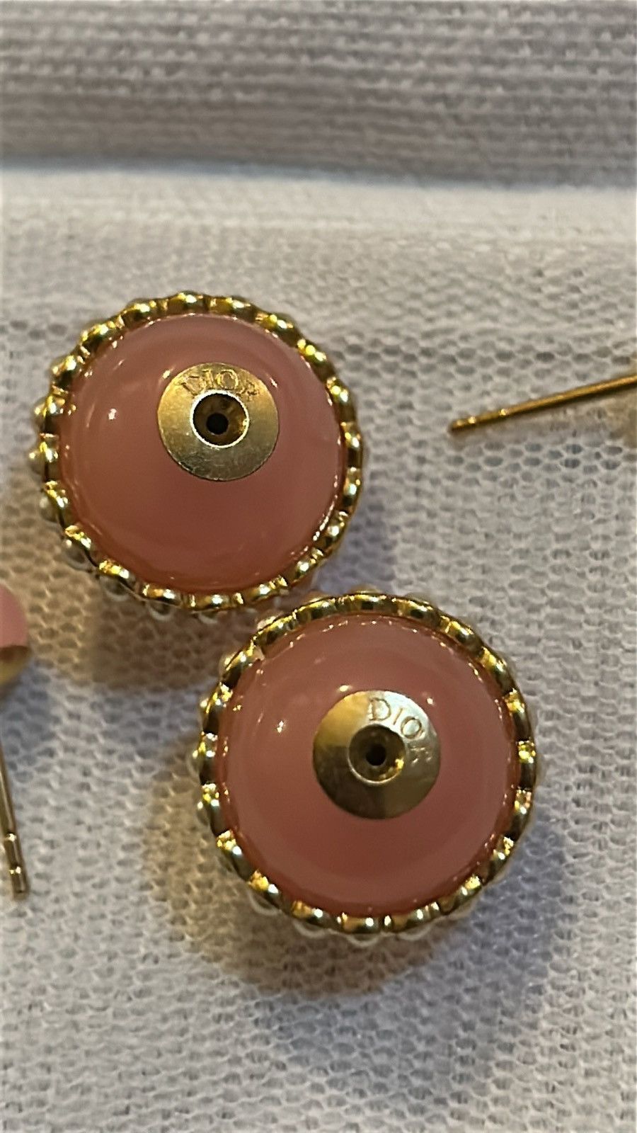 Dior Dior Tribales Earrings Gold-Finish Metal White and Cadmium Size ONE SIZE - 5 Thumbnail
