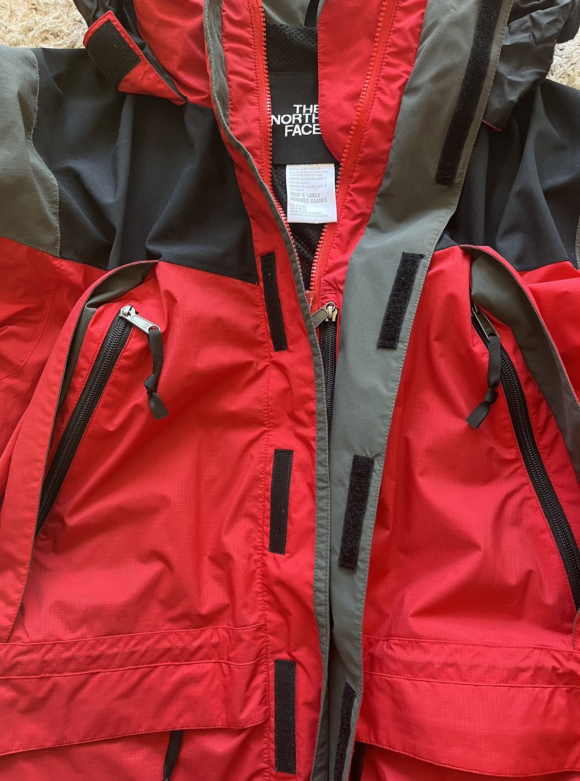 The North Face Vintage The North Face HydroSeal Red Jacket Size US L / EU 52-54 / 3 - 5 Thumbnail