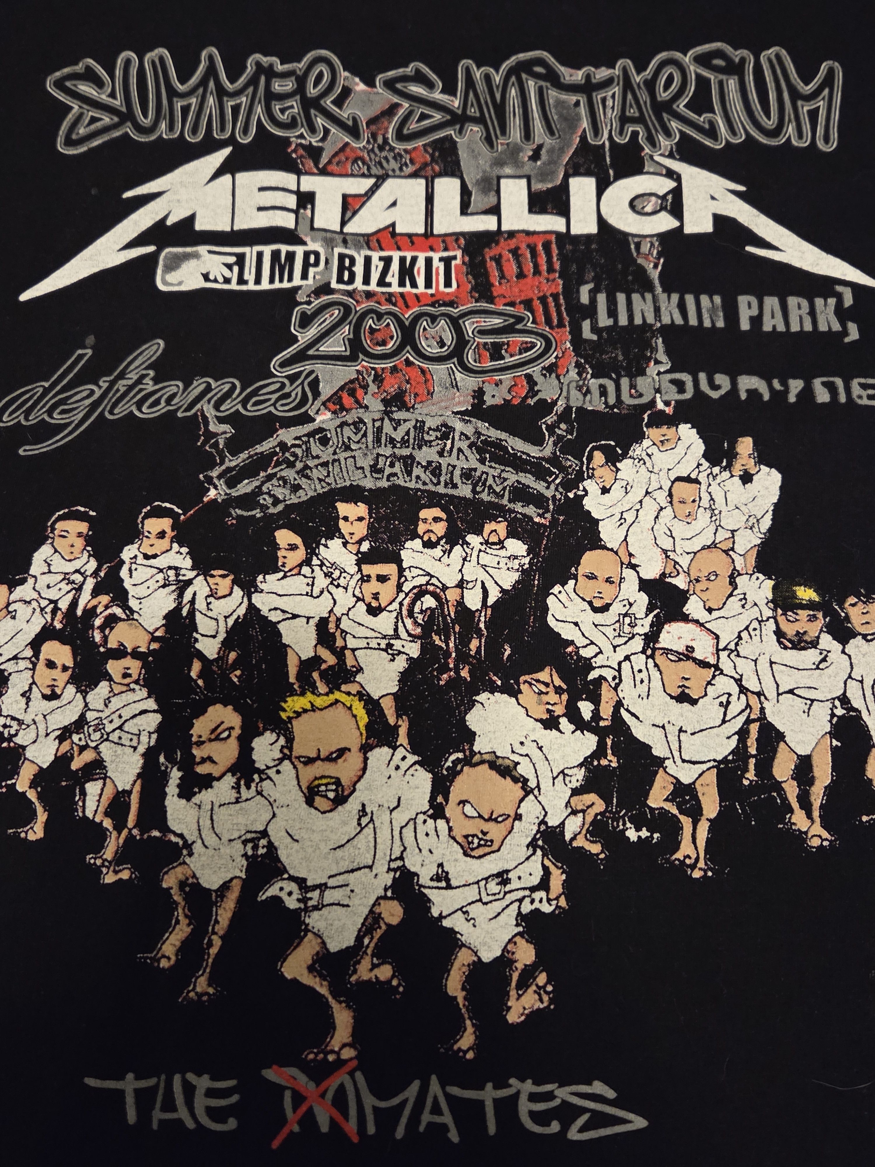 Delta Summer Sanitarium Tour Metallica 2003 t-shirt Extra Large Size US XL / EU 56 / 4 - 3 Thumbnail