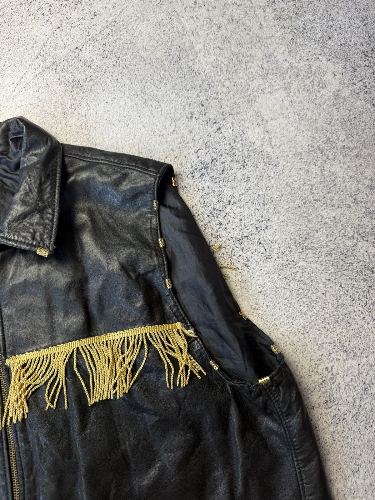 Reel Legends Vintage Vest Real Leather Elvis Y2K Size US L / EU 52-54 / 3 - 15 Thumbnail