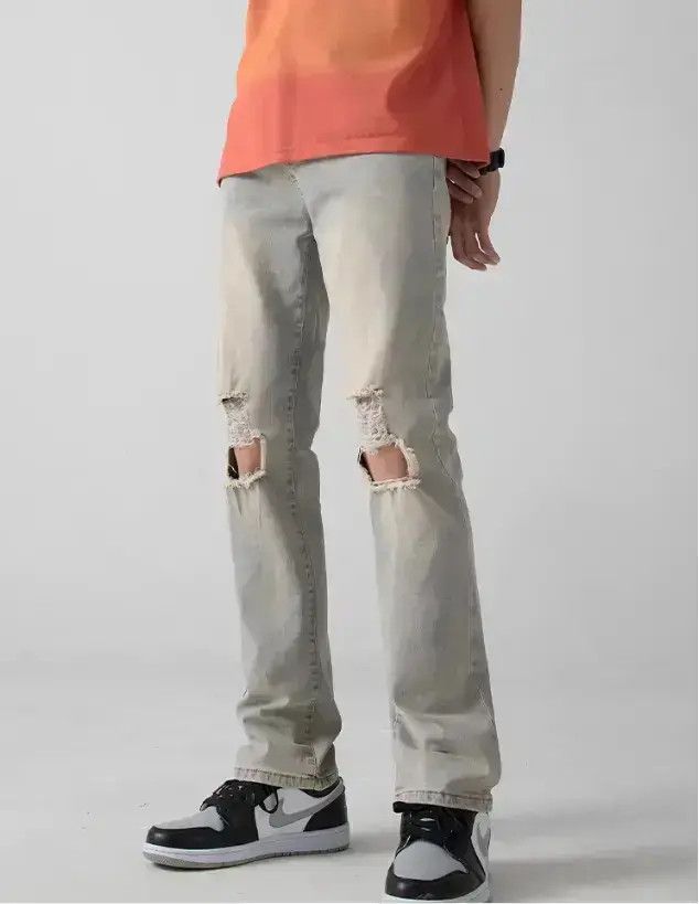 Japanese Brand Hip hop washed distressed jeans Size US 30 / EU 46 - 2 Thumbnail
