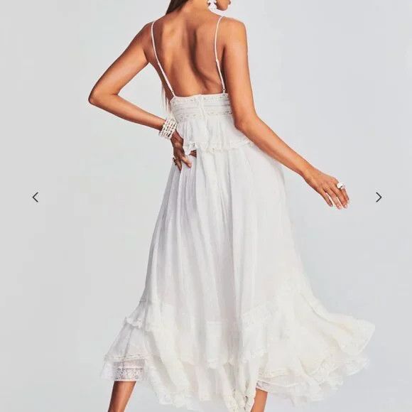 Rococo Sand Rococo Sand TYRA LONG DRESS White Size XS / US 0-2 / IT 36-38 - 9 Thumbnail