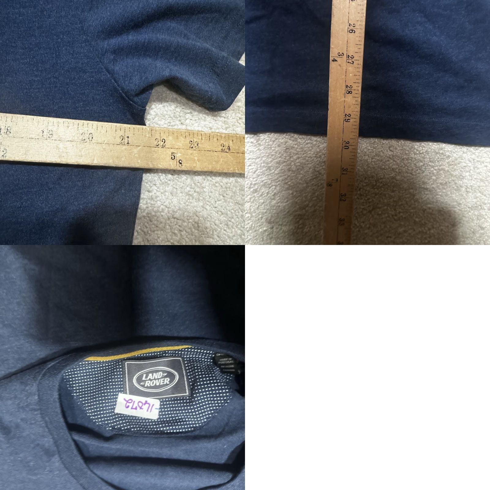 Vintage Land Rover Shirt Mens Medium Blue Size US M / EU 48-50 / 2 - 8 Thumbnail