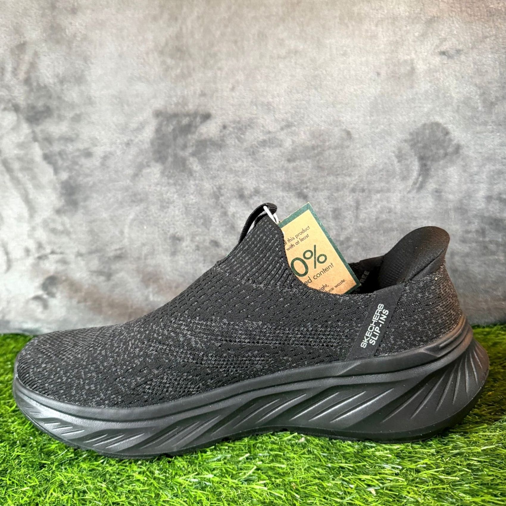 SKECHERS Skechers Hands Free Slip-ins Edgeride Commissioner Black Mens 10.5 Shoes Slip-On Comfort Walking Running Casual Sneakers Size US 10 / EU 43 - 5 Thumbnail