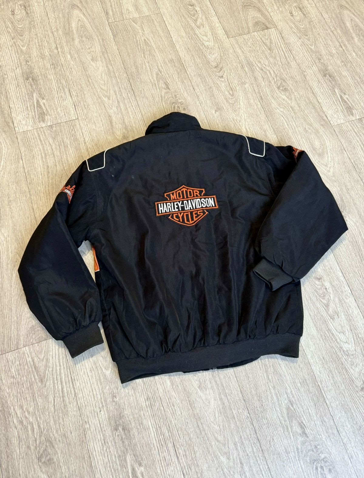 Harley Davidson 🔷Vintage Harley Davidson Bomber Jacket 90s🔷 Size US M / EU 48-50 / 2 - 6 Thumbnail