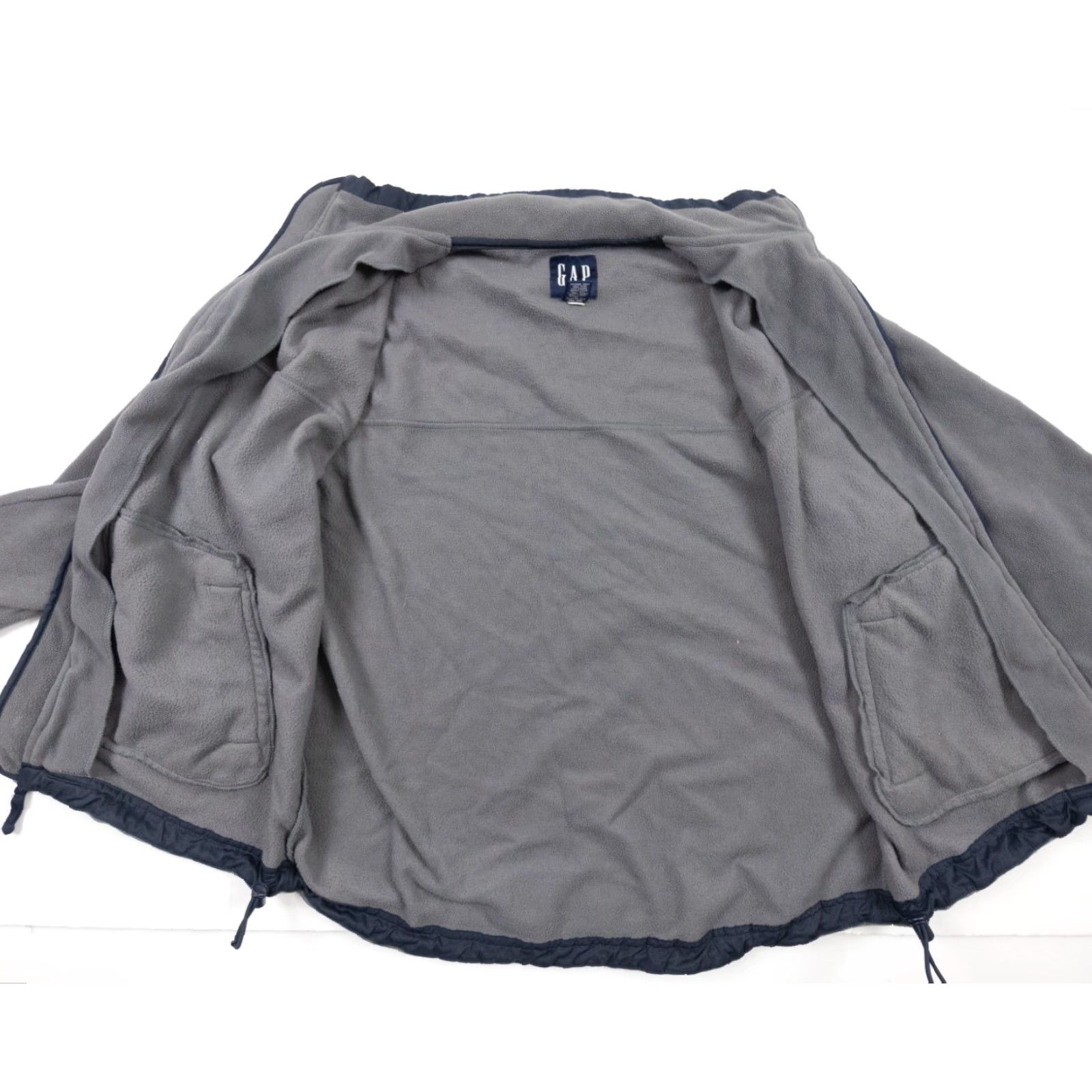 Gap Gap Jacket Men's XL Gray Fleece Full Zip Long Sleeve Outdoors Adult Casual Size US XL / EU 56 / 4 - 6 Thumbnail
