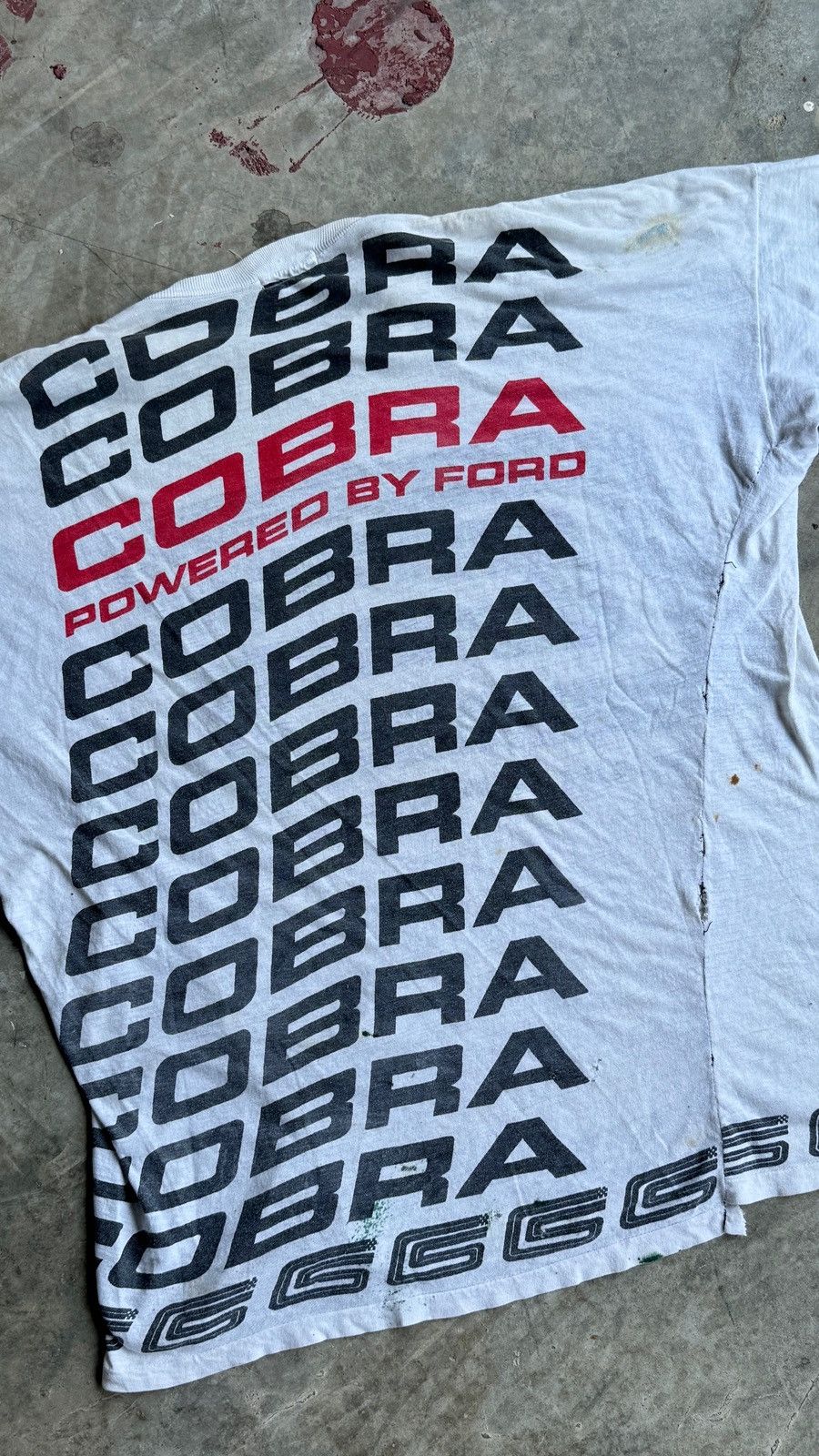Ford *RARE* CARROLL SHELBY ENTERPRISES VINTAGE T SHIRT COBRA FORD Size US XXL / EU 58 / 5 - 19 Thumbnail