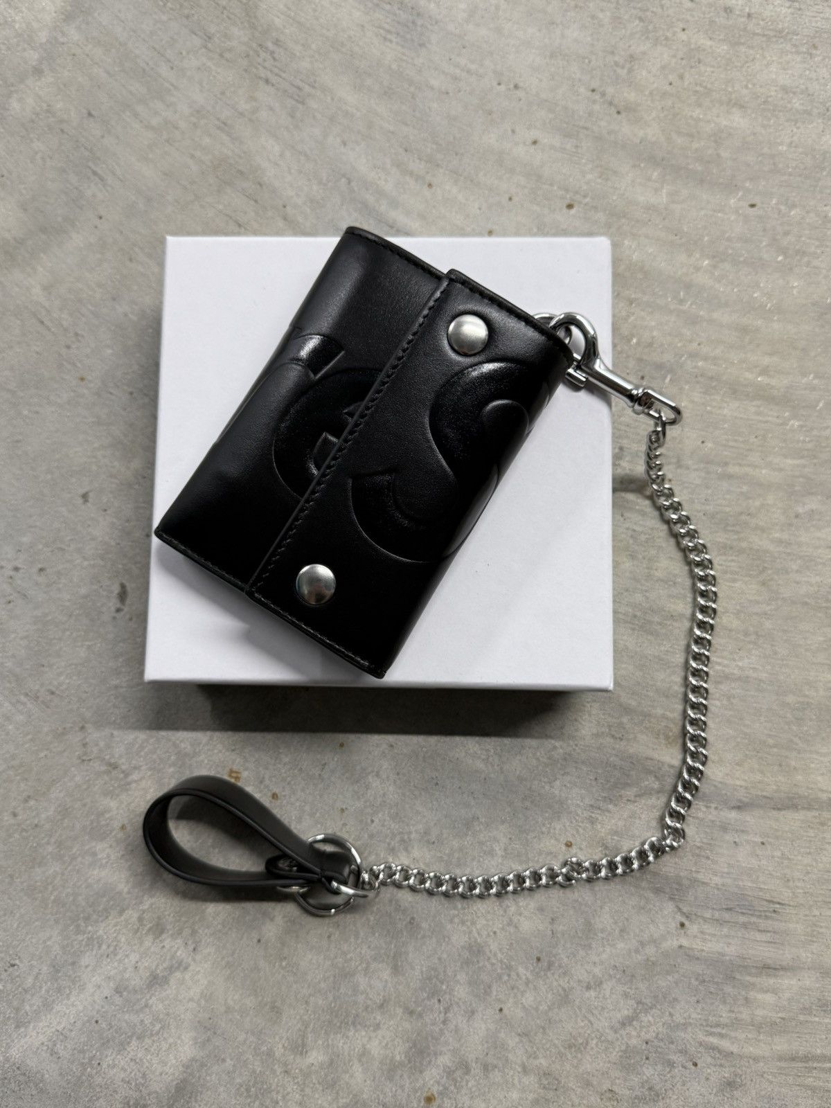 【新品/Black】 Supreme Leather Chain Wallet Supreme Leather Chain Wallet Black | eBay