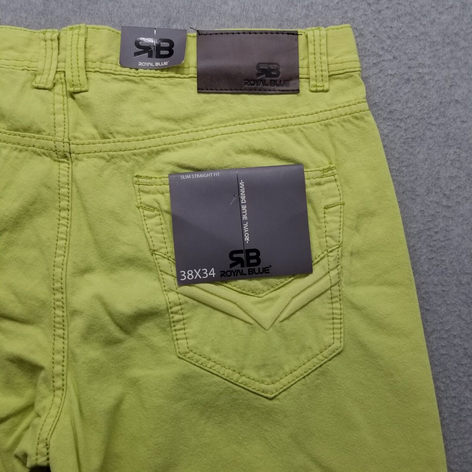 Other Royal Blue Shorts Mens 38 Chino Pockets Casual Cotton Size US 38 / EU 54 - 10 Thumbnail