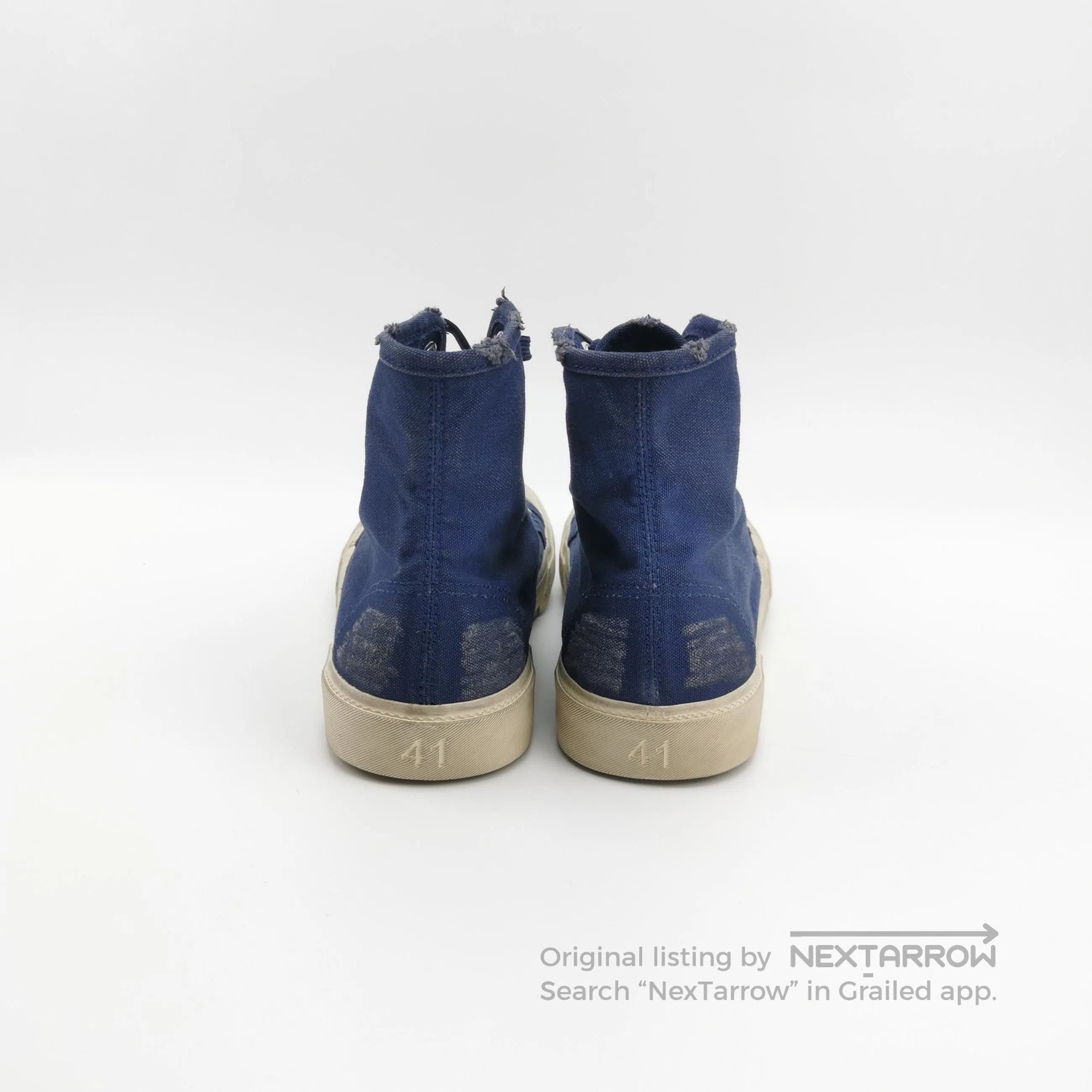 Balenciaga Balenciaga Blue Distressed High. Size US 9 / EU 42 - 2 Thumbnail