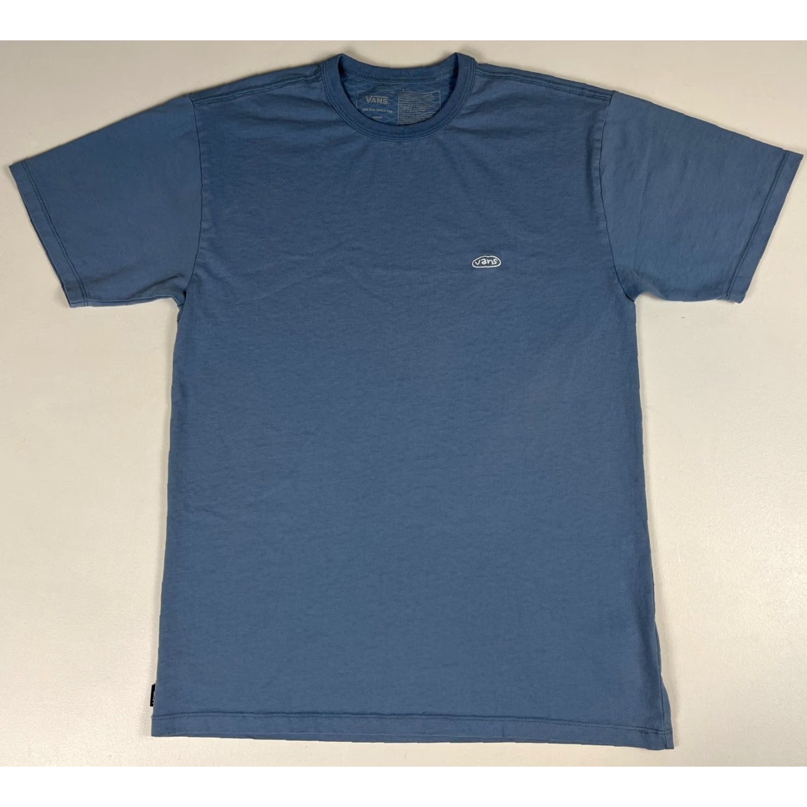 Vans Vans Off the Wall Color Multiplier T-Shirt Mens M Blue 100% Cotton Crew Neck Short Sleeve Easy Care Moisture Wicking Size US M / EU 48-50 / 2 - 2 Thumbnail
