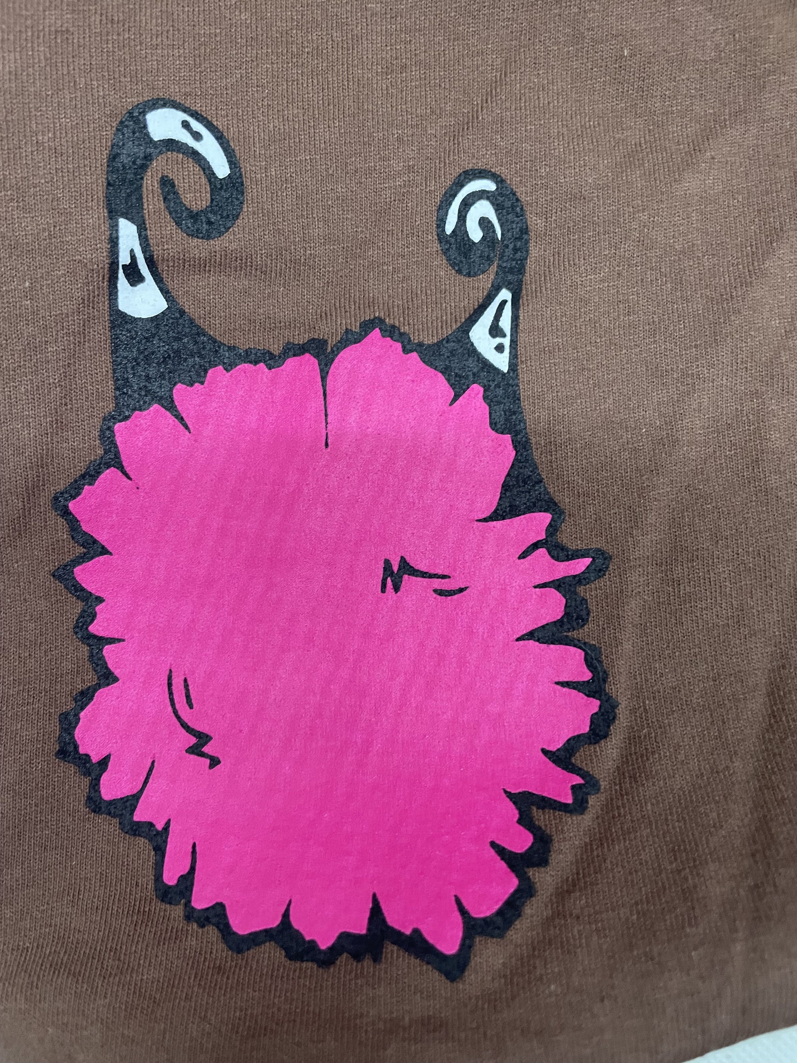 Chrome Hearts Matty Boy Brown PURRELLE Graffiti Short Sleeve