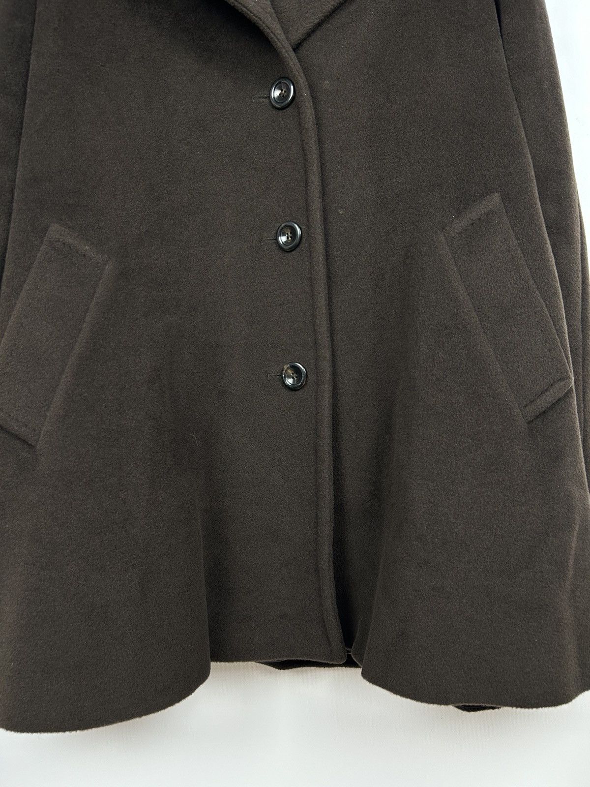 Max Mara Max Mara Lana Virgin Wool Coat Avant Garde Women’s Size 14 Size L / US 10 / IT 46 - 3 Thumbnail
