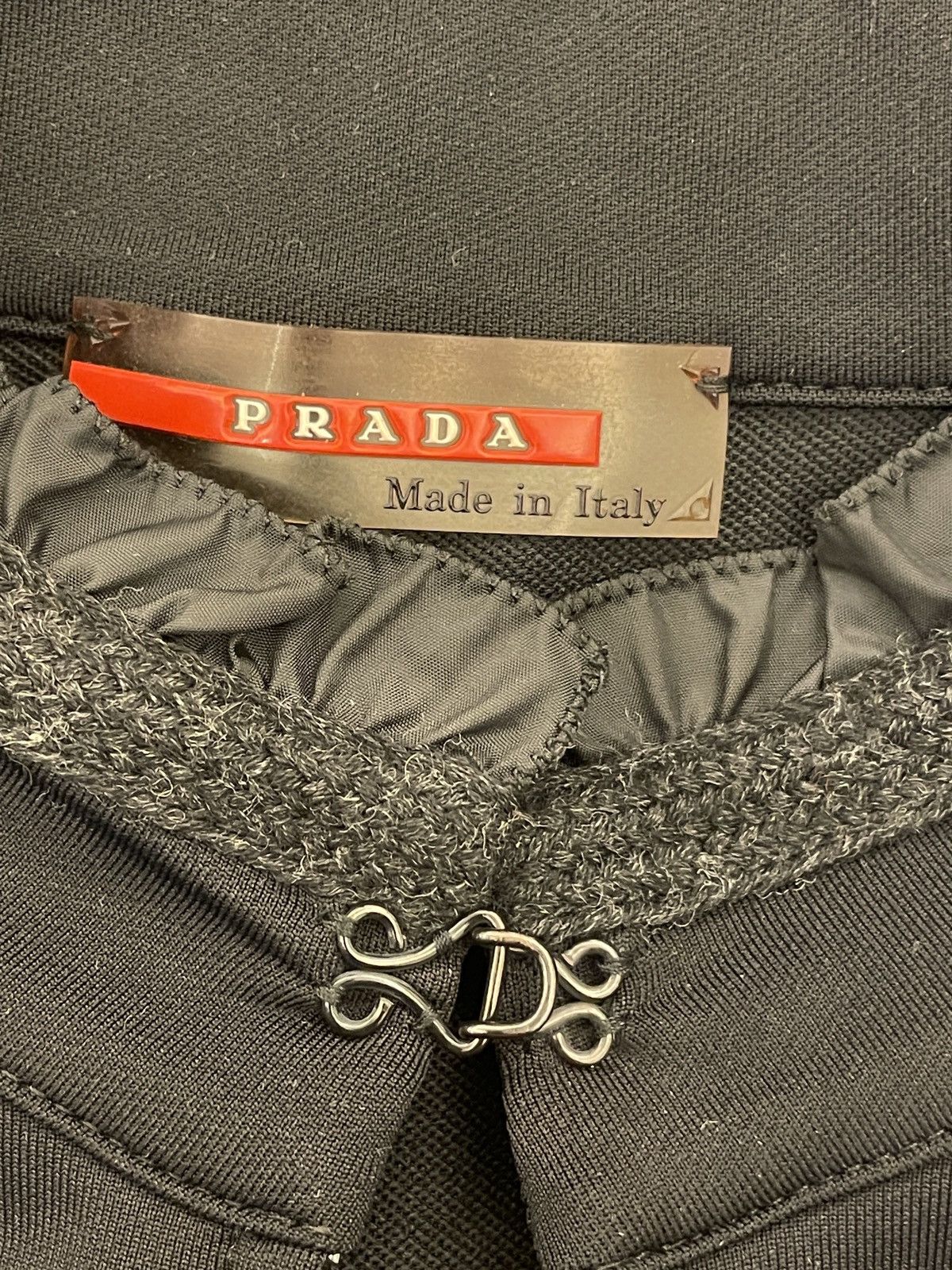 Prada Prada zip up jersey top Size L / US 10 / IT 46 - 7 Thumbnail
