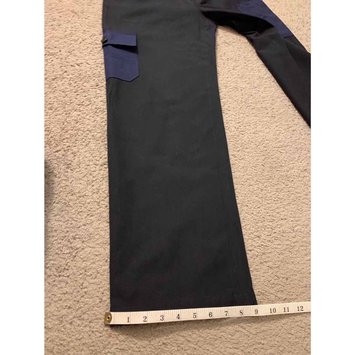 Theory THEORY PROJECT NAVY WIDE LEG CARGO PANTS Size US 32 / EU 48 - 14 Thumbnail