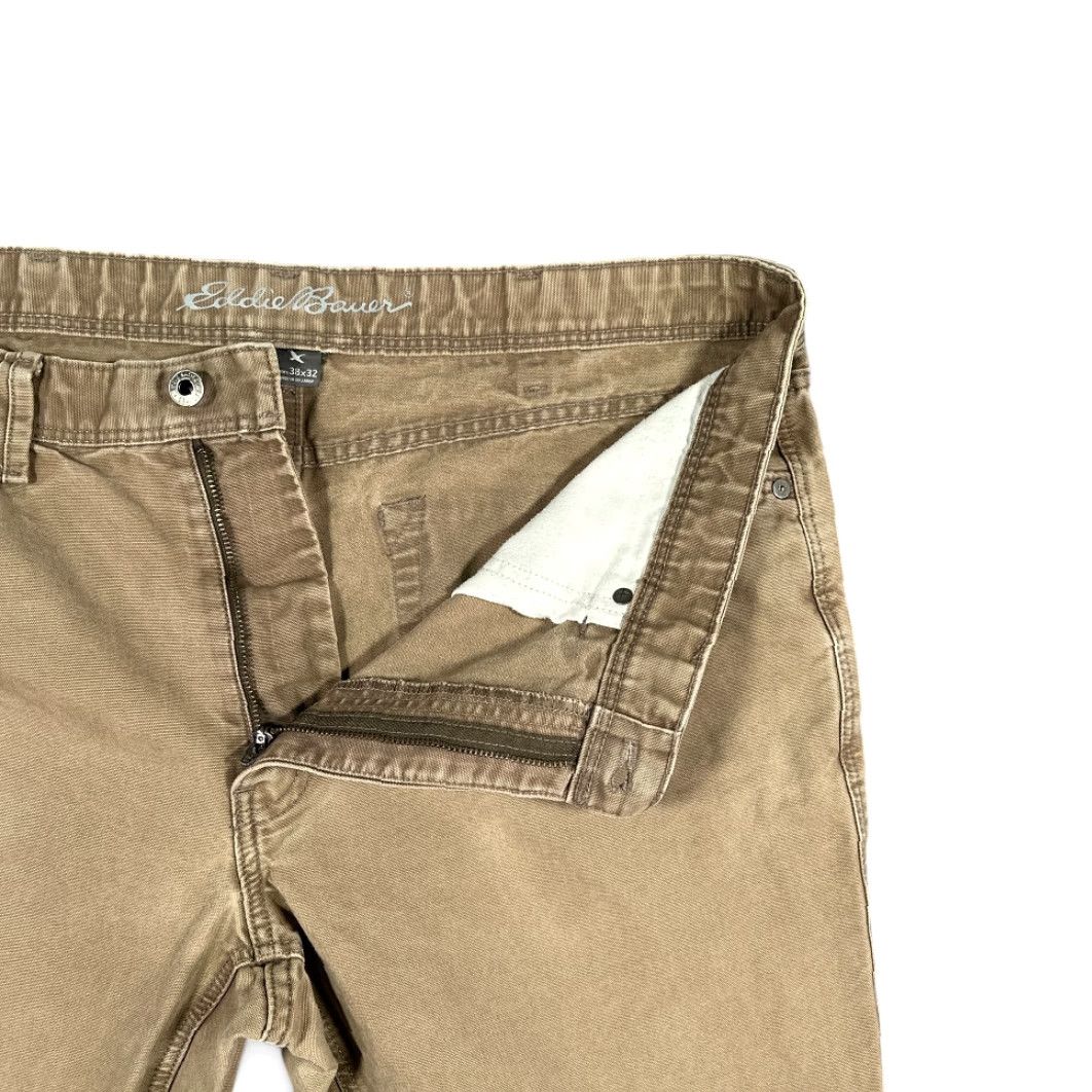 Eddie Bauer Eddie Bauer Pants Mens 38x31 Brown Tan Canvas Heavyweight Cotton Gorpcore Size US 38 / EU 54 - 3 Thumbnail