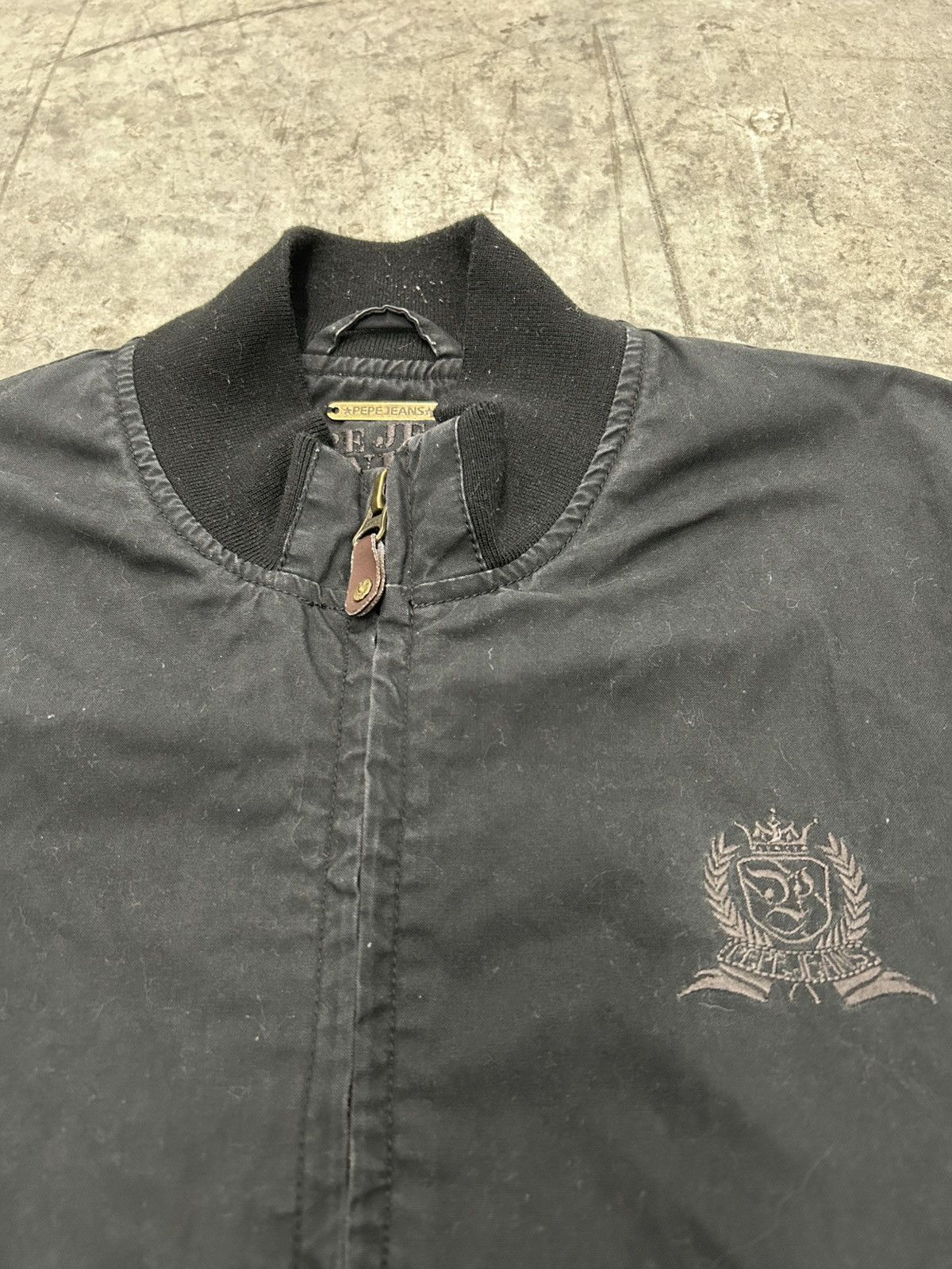 Vintage Vintage Pepe jeans bomber jacket black Size US L / EU 52-54 / 3 - 2 Thumbnail