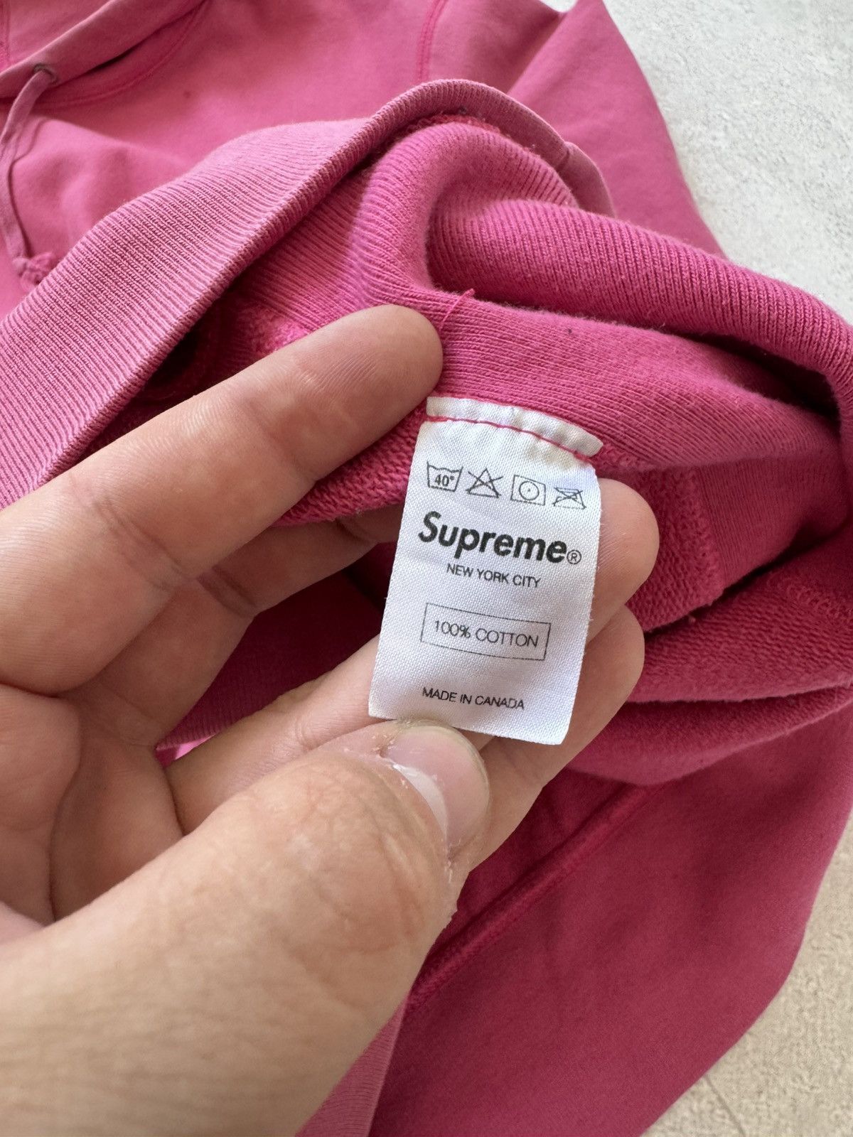 Supreme Vintage Supreme Sphinx Pink OG Hoodie SS13 Size US XL / EU 56 / 4 - 13 Thumbnail
