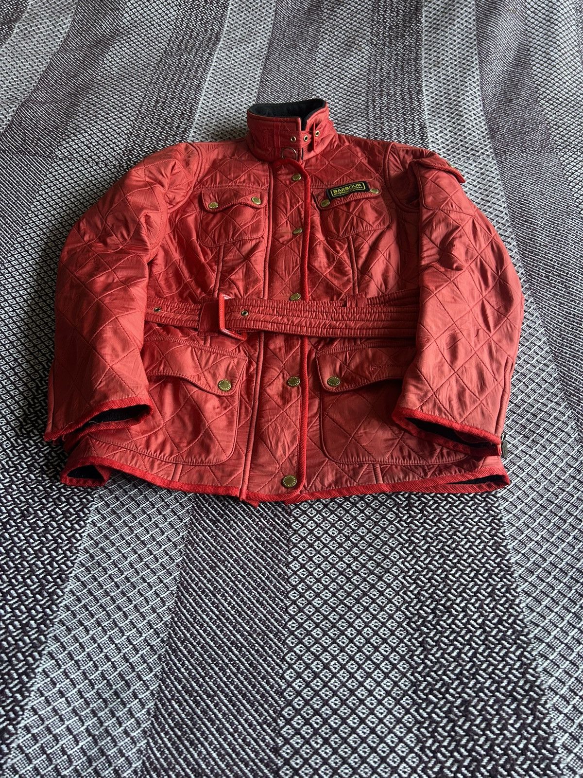 Barbour × Vintage Barbour International PolarQuilt Bomber Jacket Size UK6 Size XS / US 0-2 / IT 36-38 - 4 Thumbnail