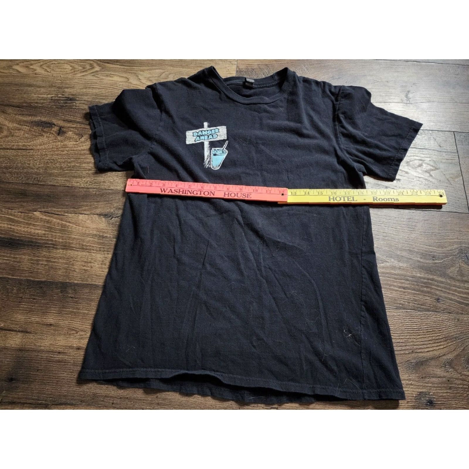 Doublet Retro Dave and Busters Employee T Shirt Black Medium Distressed Double Sided Graphic Print Unisex Adults Size US M / EU 48-50 / 2 - 2 Thumbnail