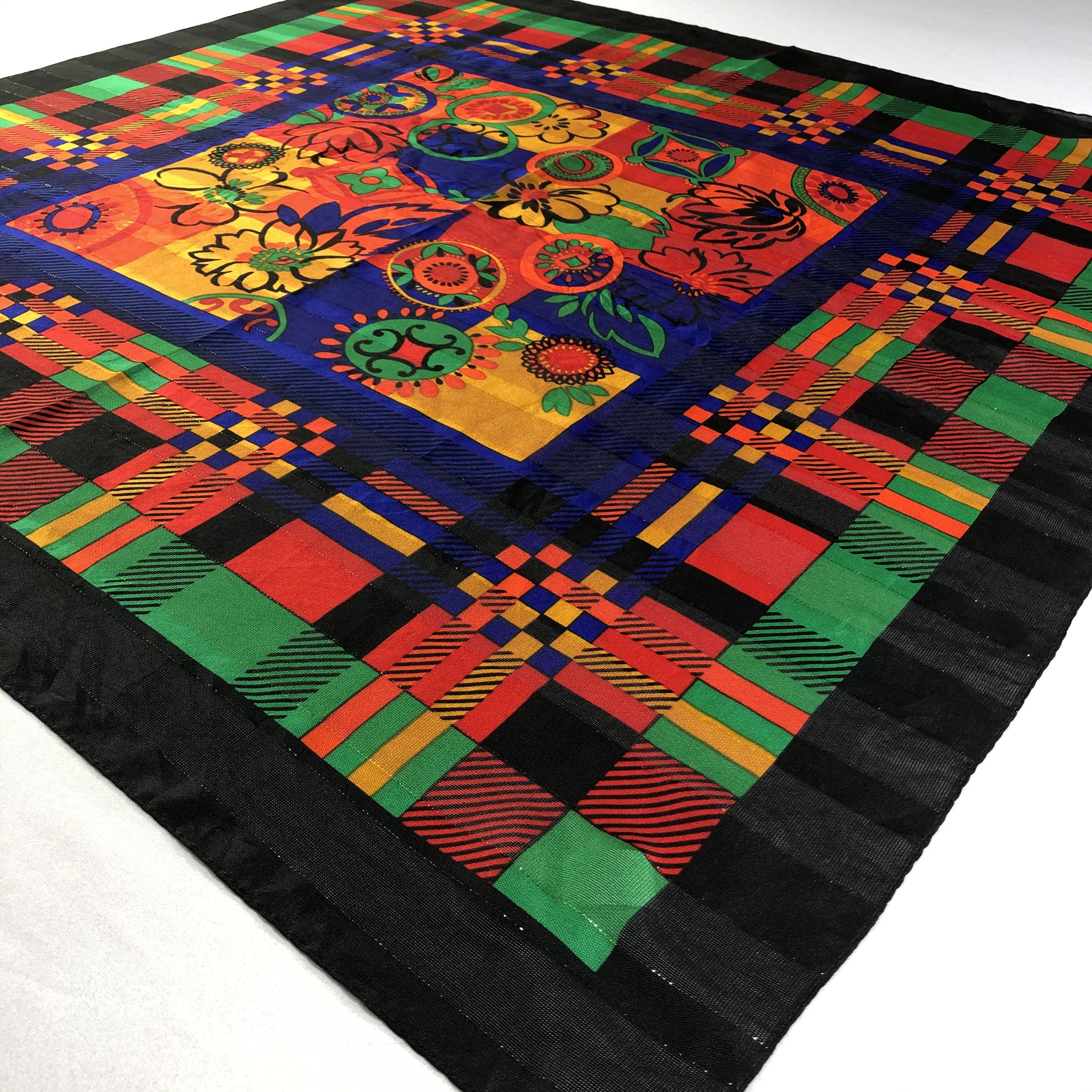 Vintage Vintage Silk Scarf Size ONE SIZE - 4 Thumbnail