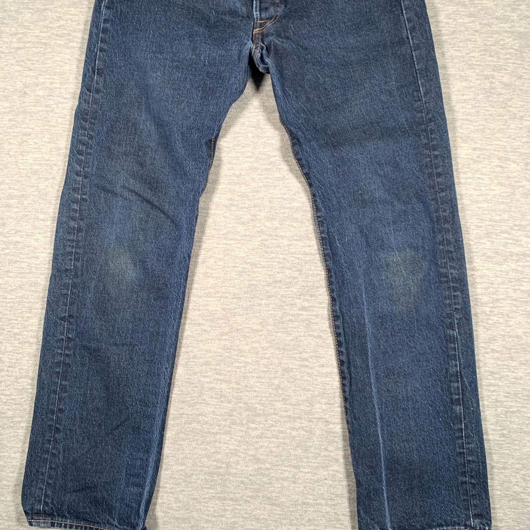 Levi's Levi's 501 Jeans Mens 33x30 Blue Button Fly Straight Leg Original Fit Jeans Mens 33 Blue 501 Original Fit Size US 33 - 3 Thumbnail
