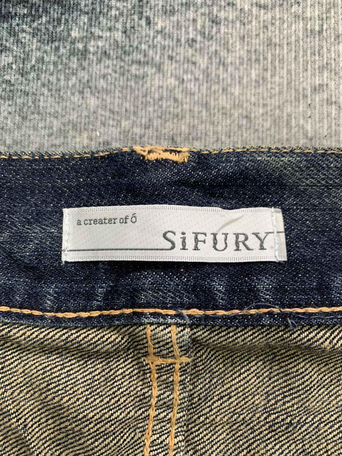 Self Edge Nice Sifury Copper Riveted Selvedge Denim Pant Made in Japan Size US 31 - 23 Thumbnail