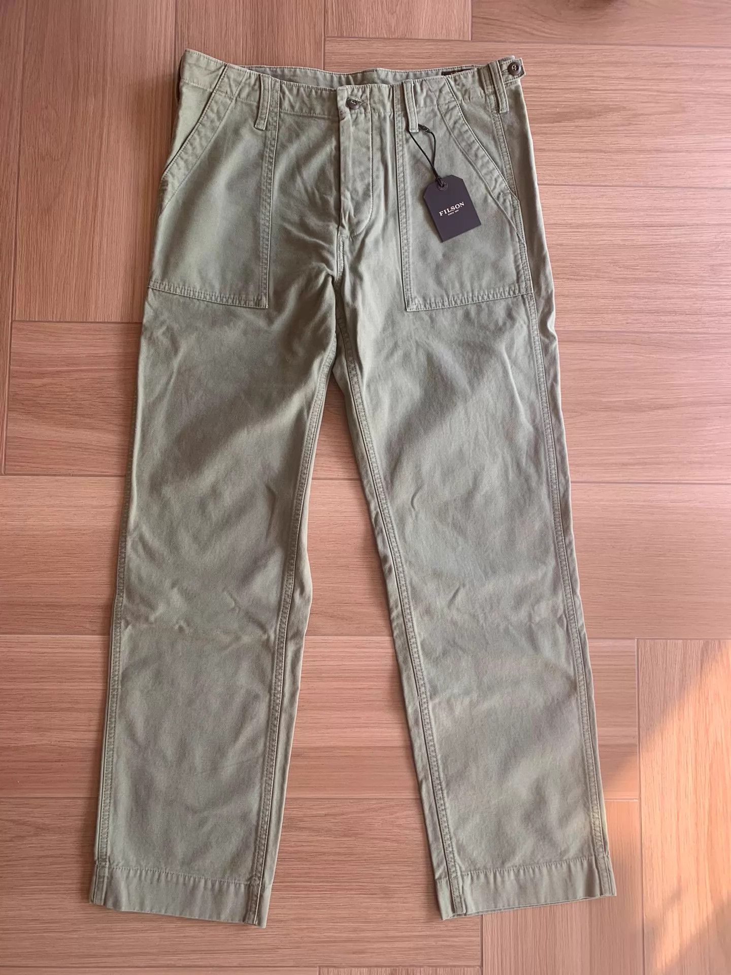 Filson FILSON FS 9.5oz Heavy Cotton Vintage Military Pants 34 Size US 34 / EU 50 - 1 Thumbnail