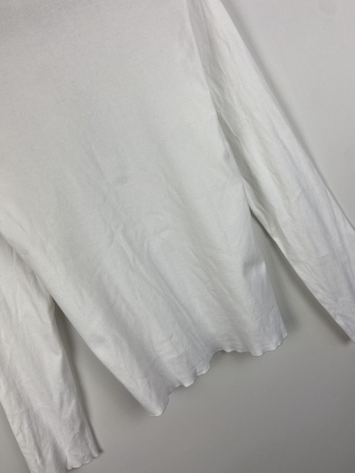 Designer × Sonia Rykiel Sonia Rykiel White Long Sleeve Graphic Tee "Lady" Blouse Size XL / US 12-14 / IT 48-50 - 19 Thumbnail
