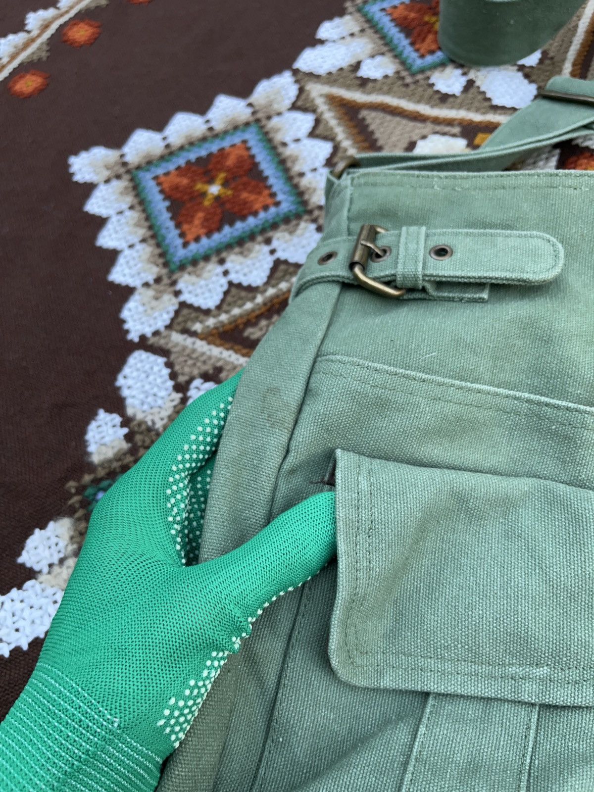 Vintage Vintage Military Bag Multi Pocket Messenger Diesel Style Size ONE SIZE - 3 Thumbnail