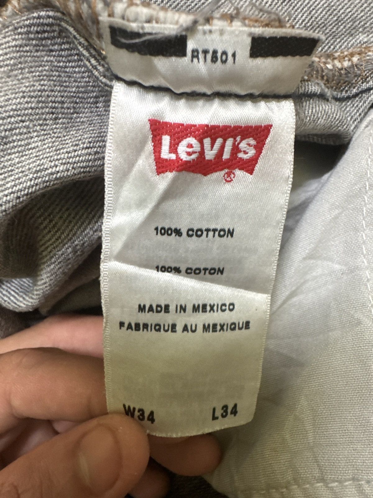 Levi's Vintage Levi's 501 Distressed Thrashed Mud Wash Denim Jeans Size US 32 / EU 48 - 16 Thumbnail