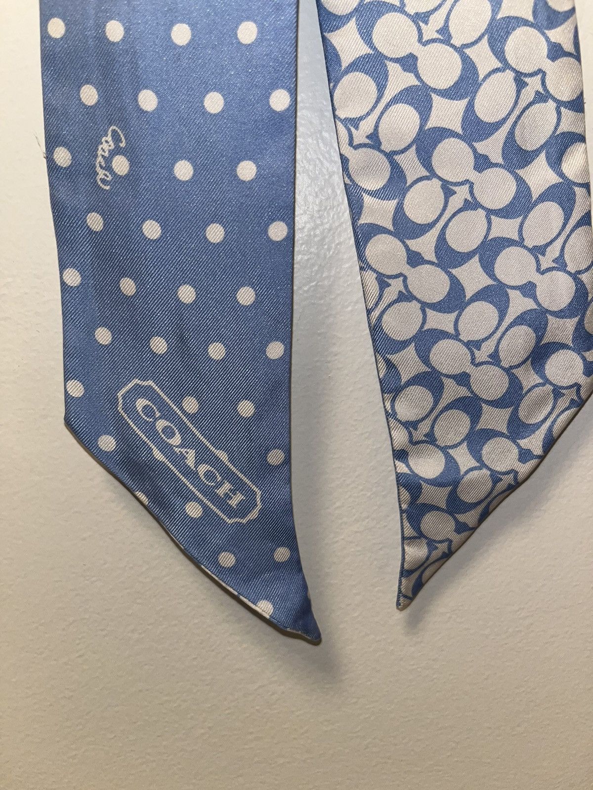 Coach Y2K Vintage Silk Coach Scarf Size ONE SIZE - 1 Thumbnail