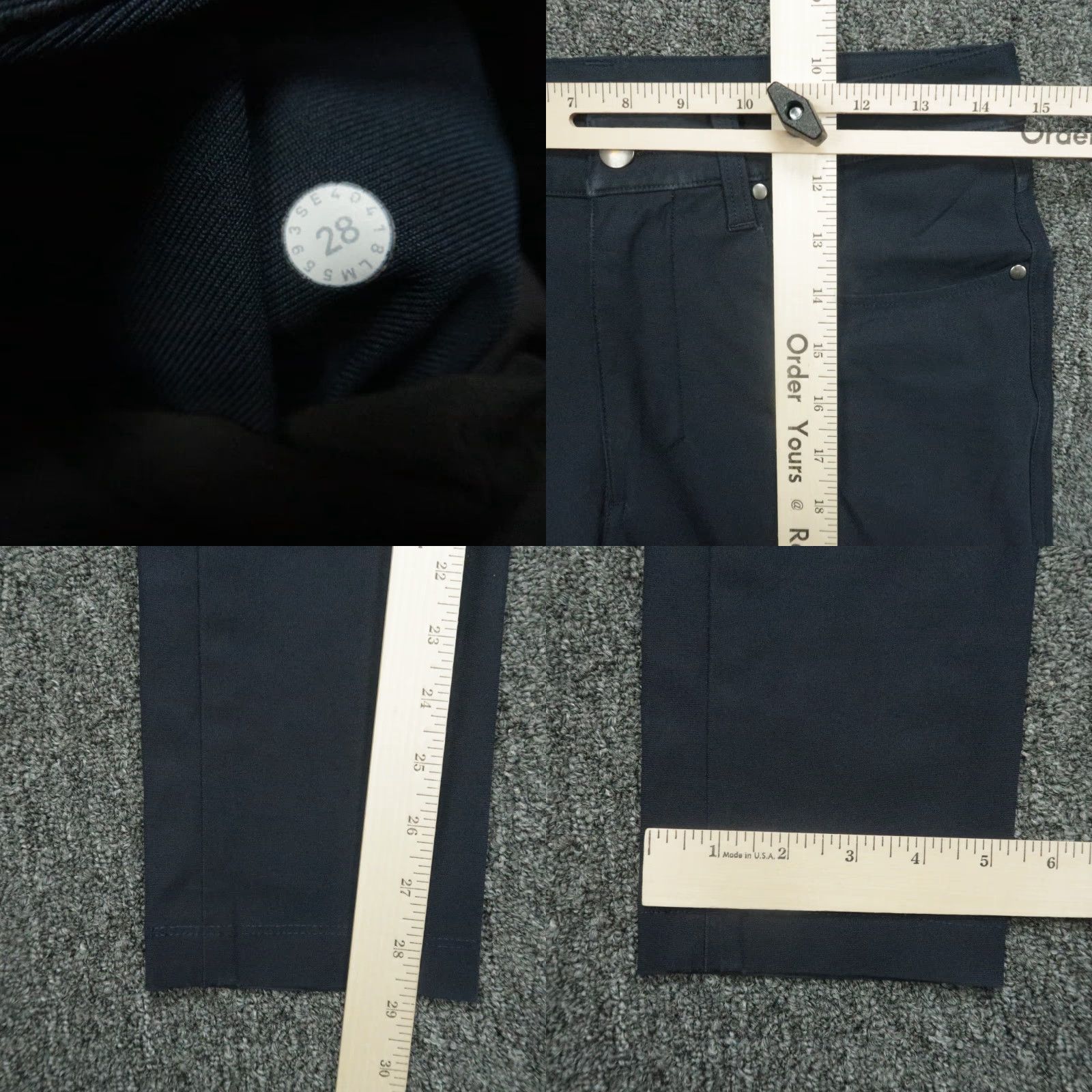 Lululemon Lululemon Pants Men 28x29 Blue ABC Slim 5-Pocket Trouser Warpstreme Chino Style Shirt? Size US 28 / EU 44 - 8 Thumbnail