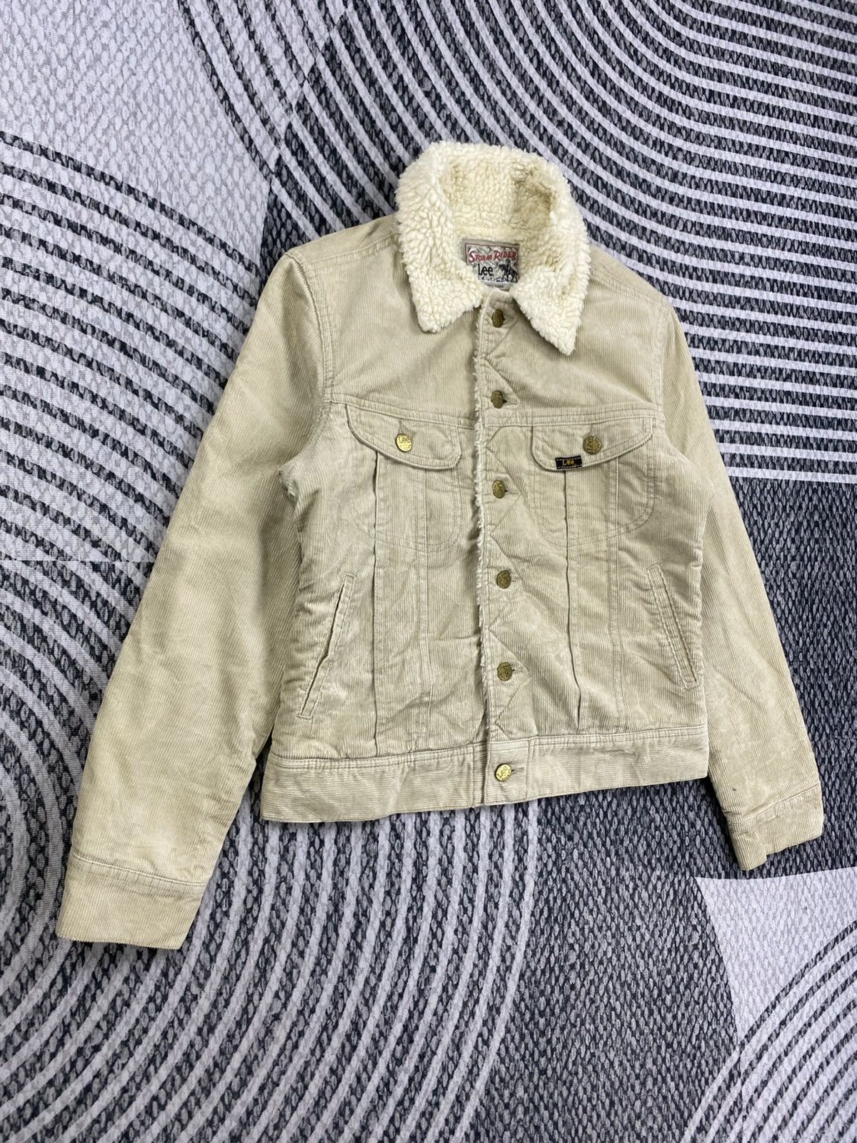 Lee Vintage Lee Storm Rider Corduroy Sherpa Jacket Size US S / EU 44-46 / 1 - 3 Thumbnail
