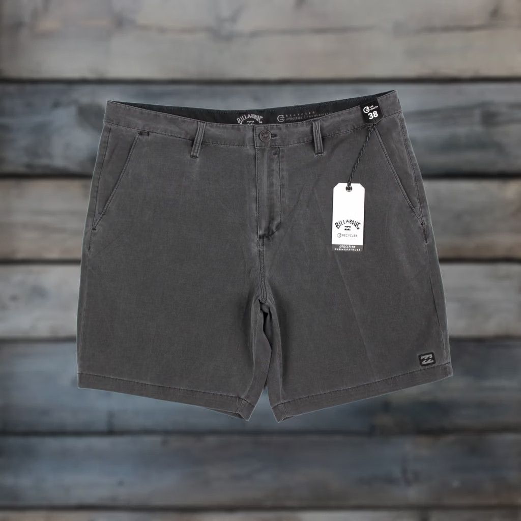Billabong Billabong Men's Crossfire Wave Washed Shorts 38 Black Mid Length Submersibles Shorts Size US 38 / EU 54 - 1 Thumbnail