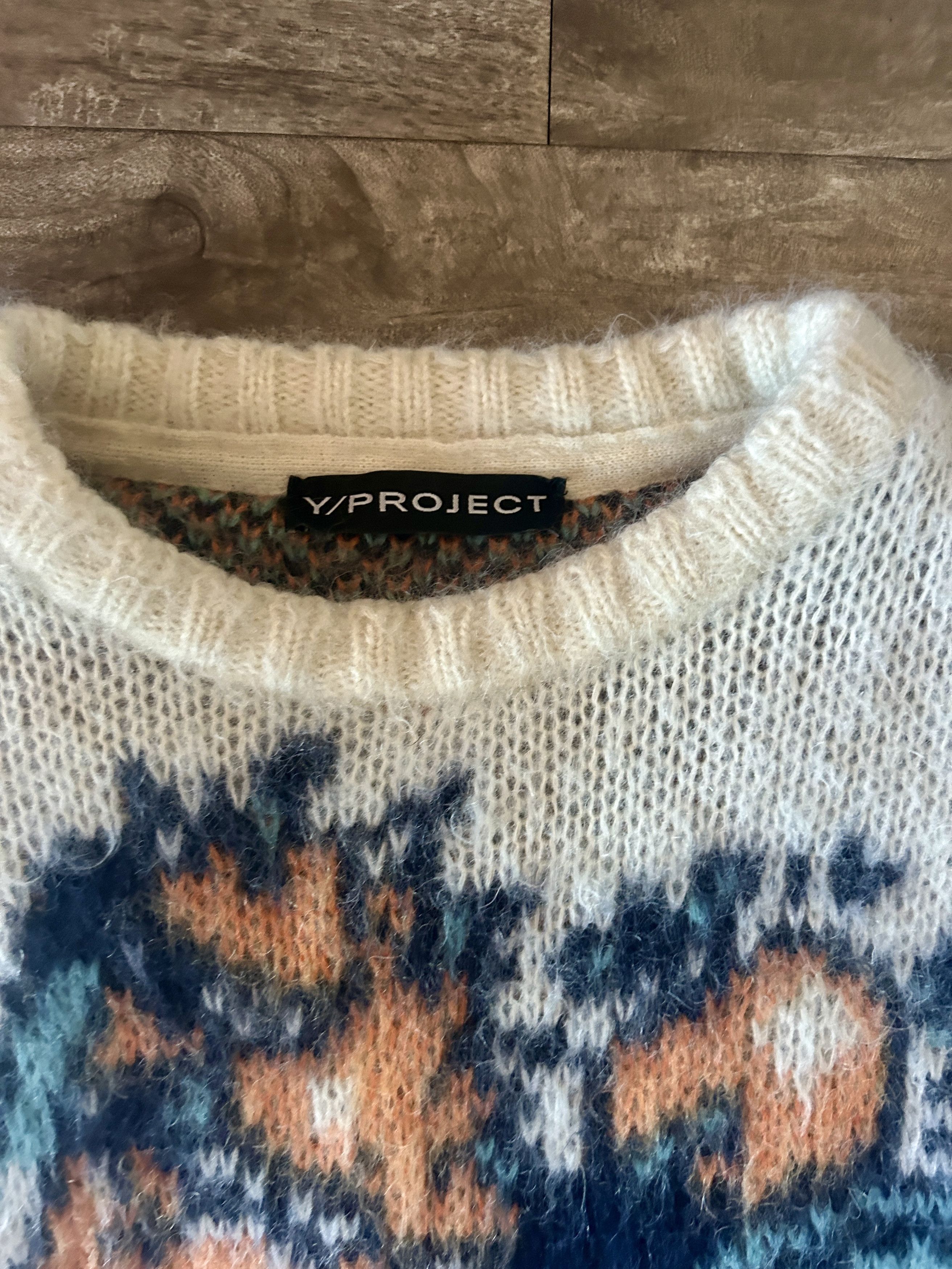 Y/Project Oversized Mohair Graphic Sweater Size US S / EU 44-46 / 1 - 2 Thumbnail