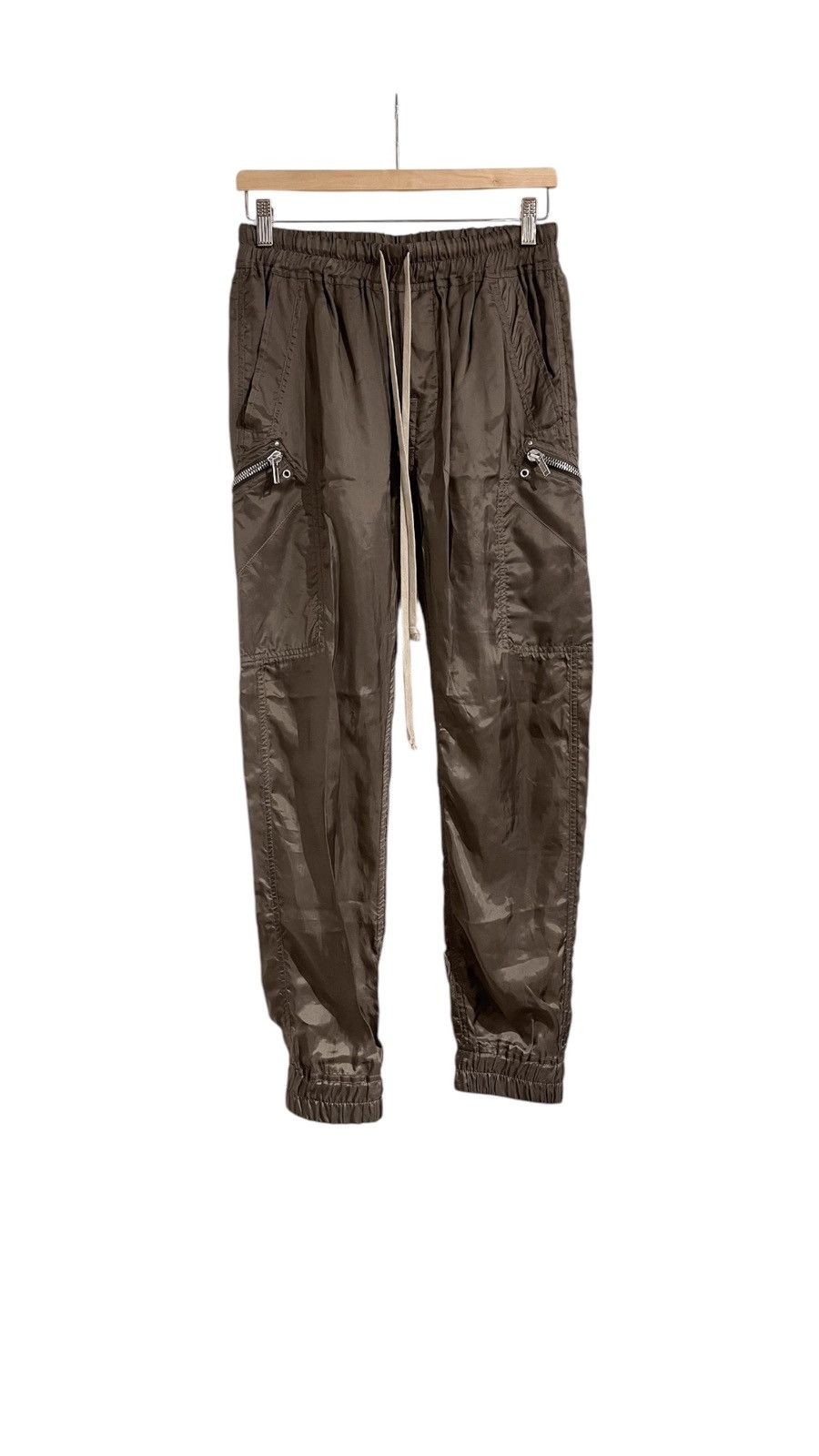 Rick Owens Rick Owens women’s cupro cargo pants Dust - EU 38 / US 6 Size 27" / US 4 / IT 40 - 1 Thumbnail