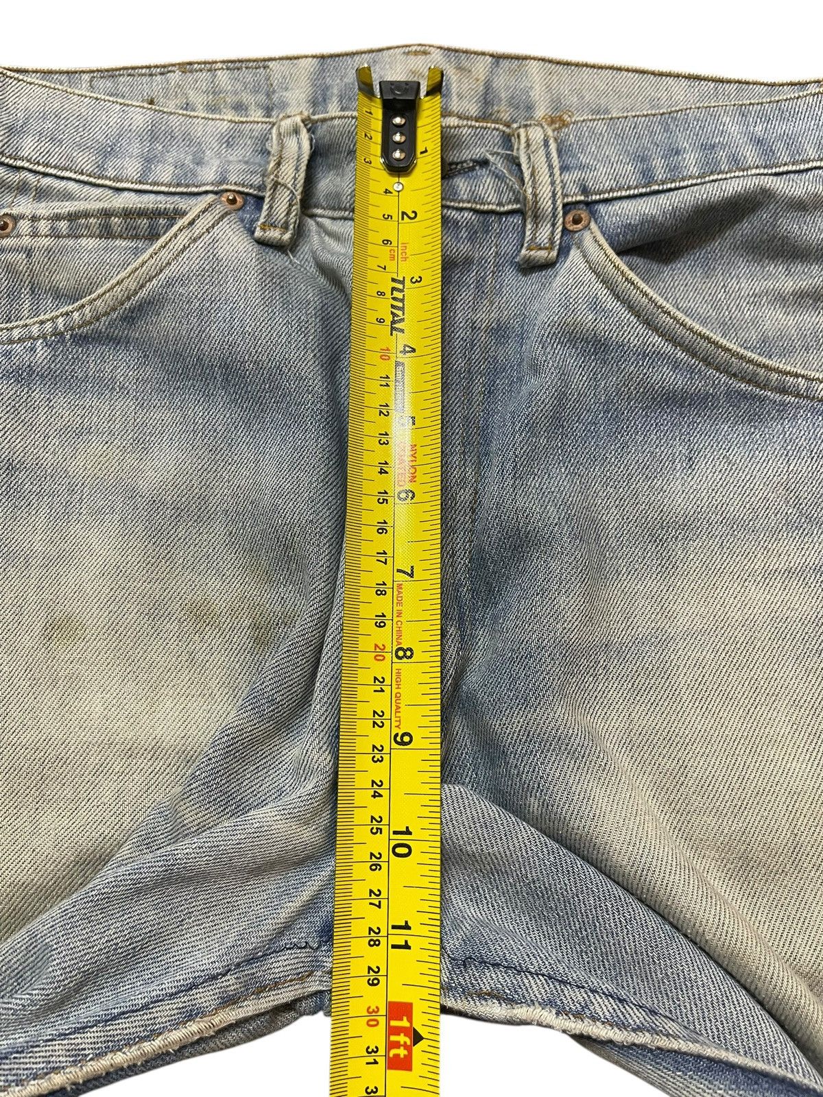 Levi's Crazy Vintage 70s Levis Orange Tab Button #8 Mud Wash Faded Size US 32 / EU 48 - 16 Thumbnail