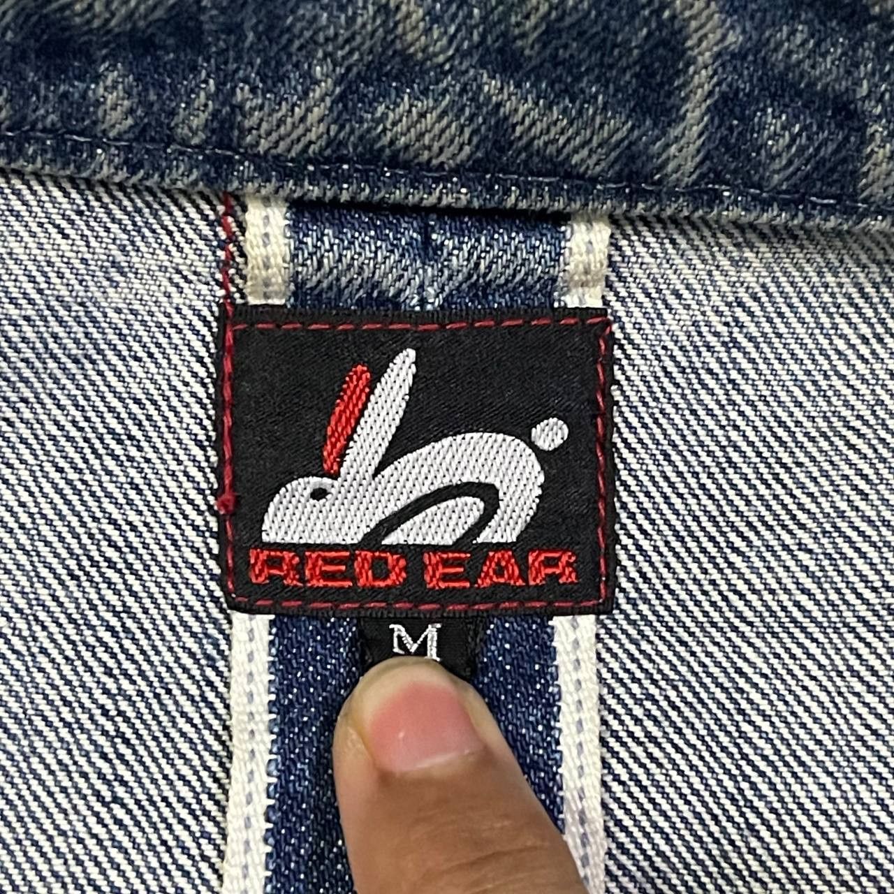 Paul Smith Red Ear Vintage Pual Smith Red Ear Selvedge Denim Biker Jacket Size US M / EU 48-50 / 2 - 10 Thumbnail