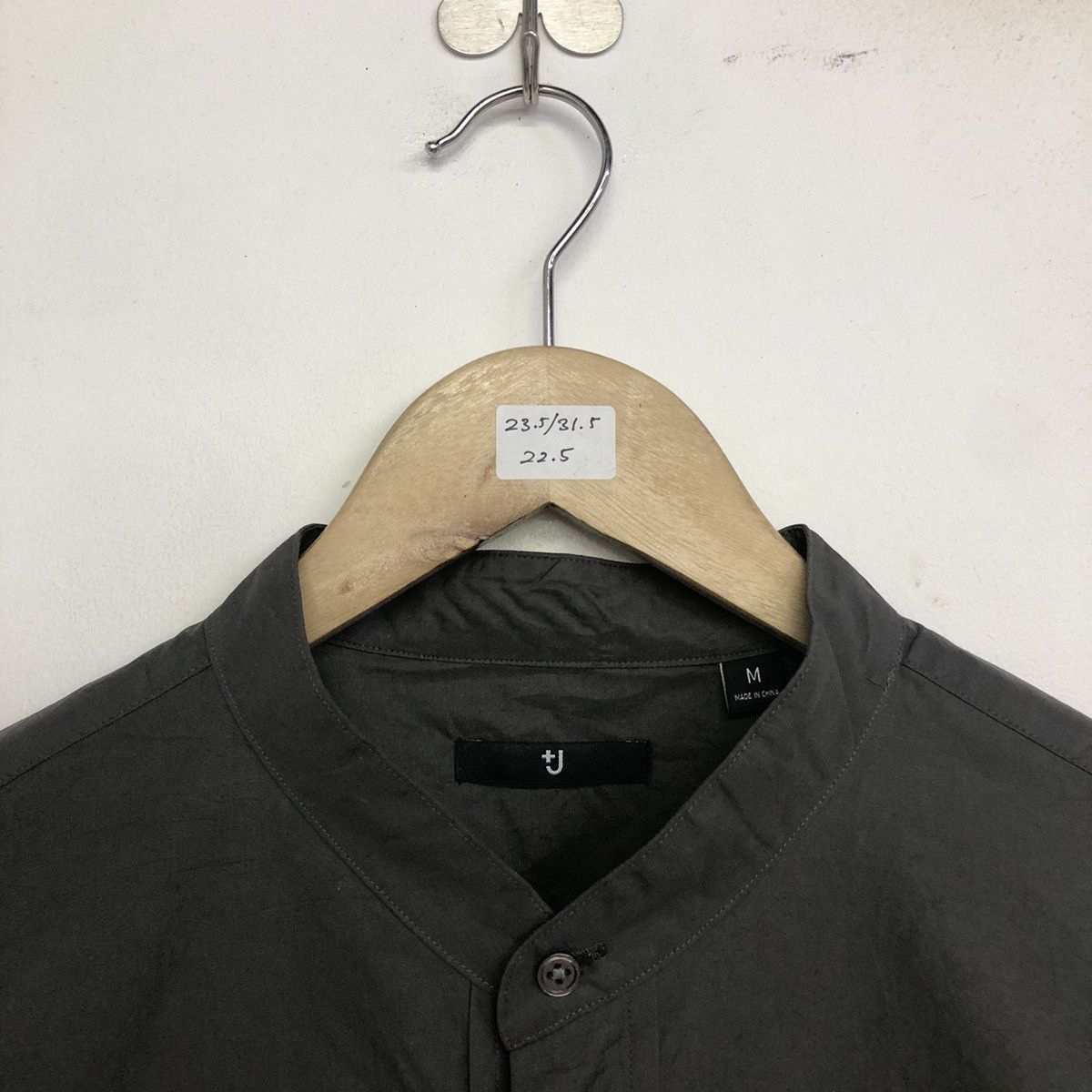 Japanese Brand Jill Sander X Uniqlo Stand Collar Designer Button Shirt Size US M / EU 48-50 / 2 - 5 Thumbnail