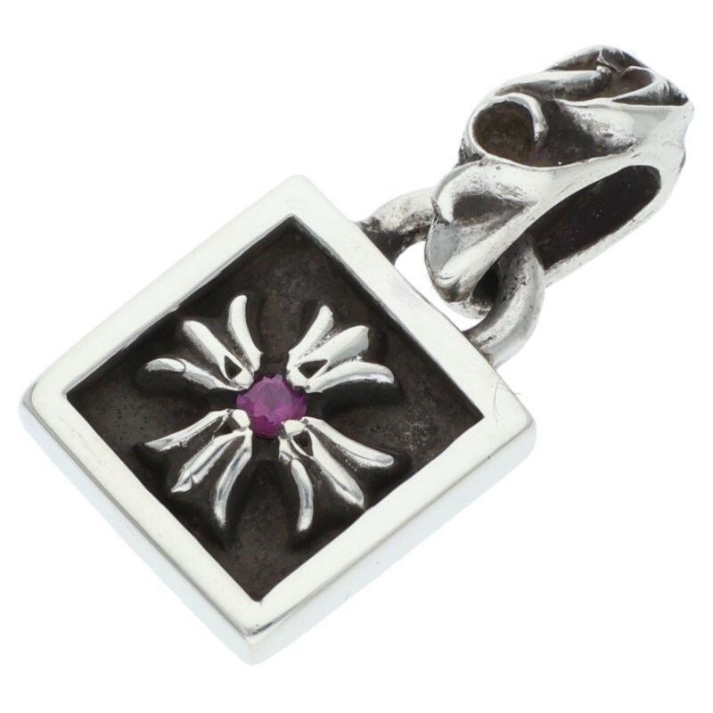 Chrome Hearts Chrome Hearts Sapphire Framed Plus Pendant | Grailed