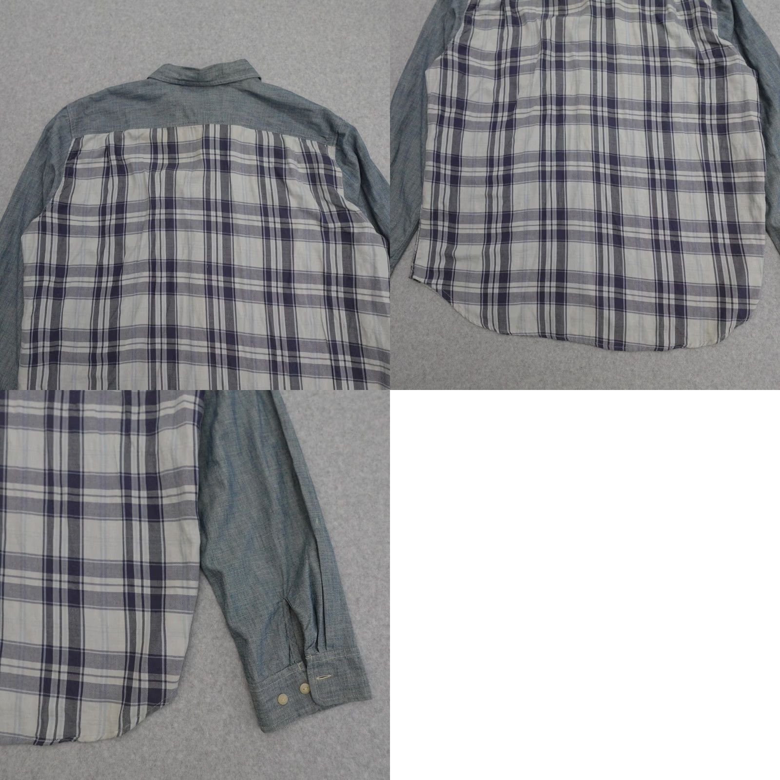 Ralph Lauren Ralph Lauren Denim & Supply Ralph Lauren Shirt Denim and Suppy Long Sleeve Button-Up 2XL Pockets Indigo Plaid Men Size US XXL / EU 58 / 5 - 9 Thumbnail
