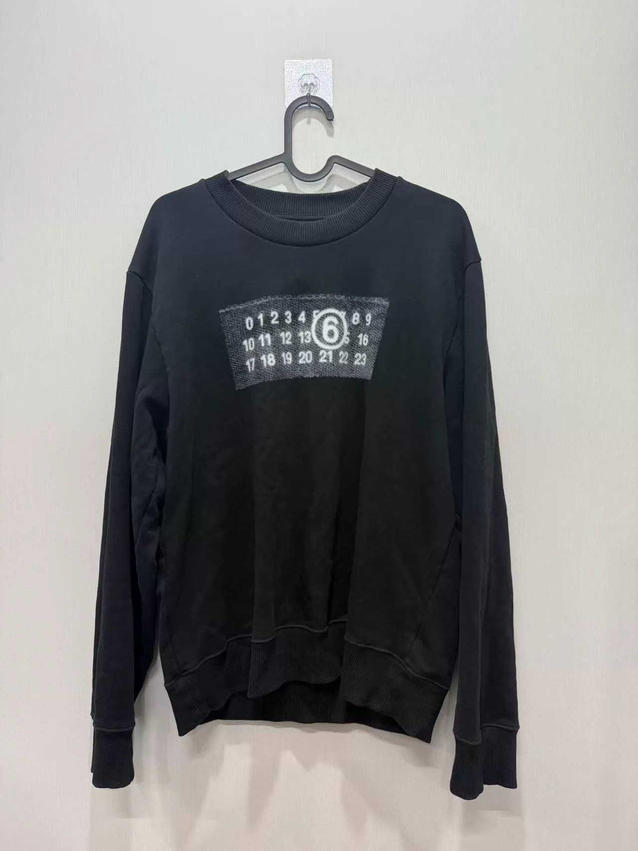 MM6 MM6 Maison Margiela Black Sweatshirt S Size US S / EU 44-46 / 1 - 1 Thumbnail