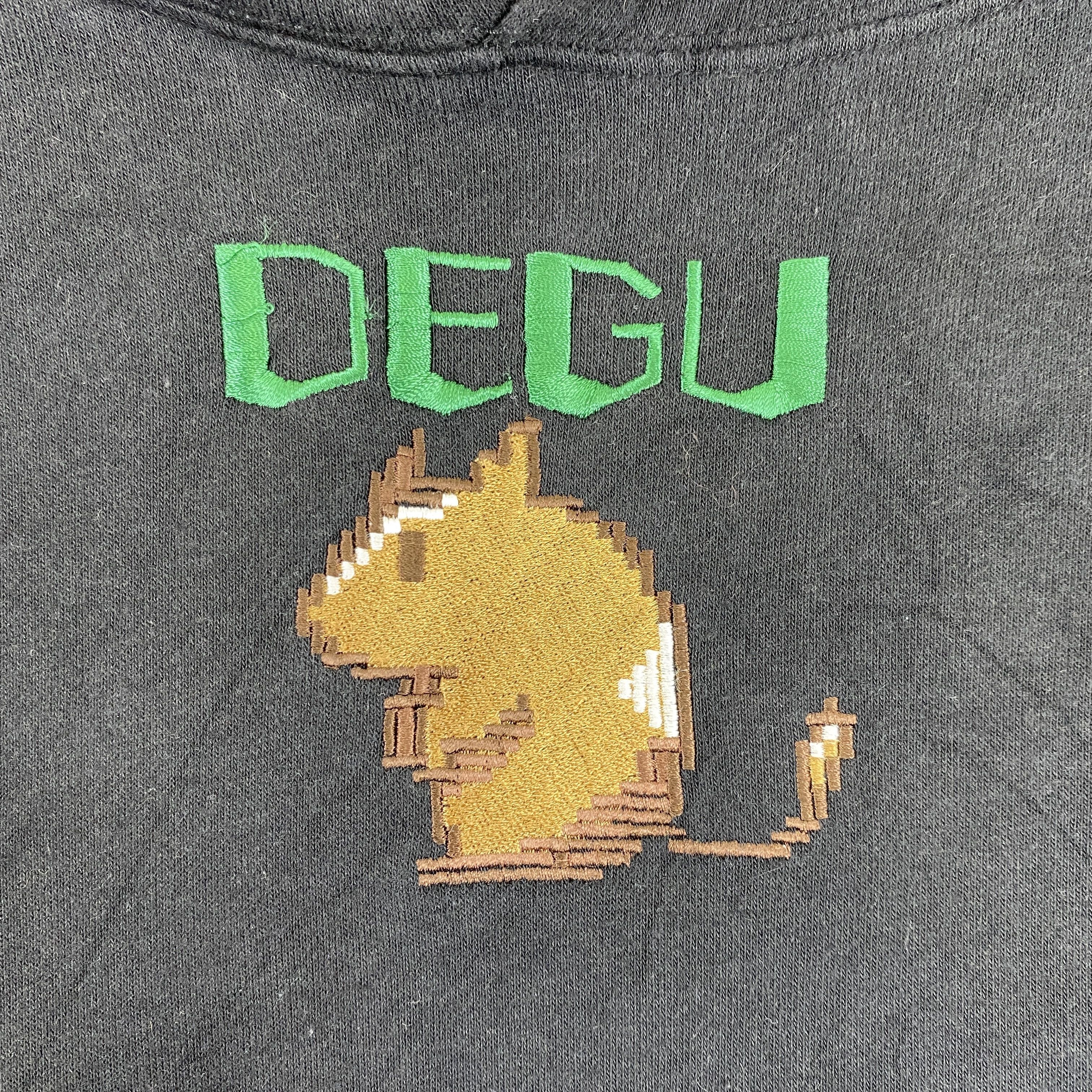 Japanese Brand Vintage Degu Hoodie Faded -SW060 Size US L / EU 52-54 / 3 - 6 Thumbnail