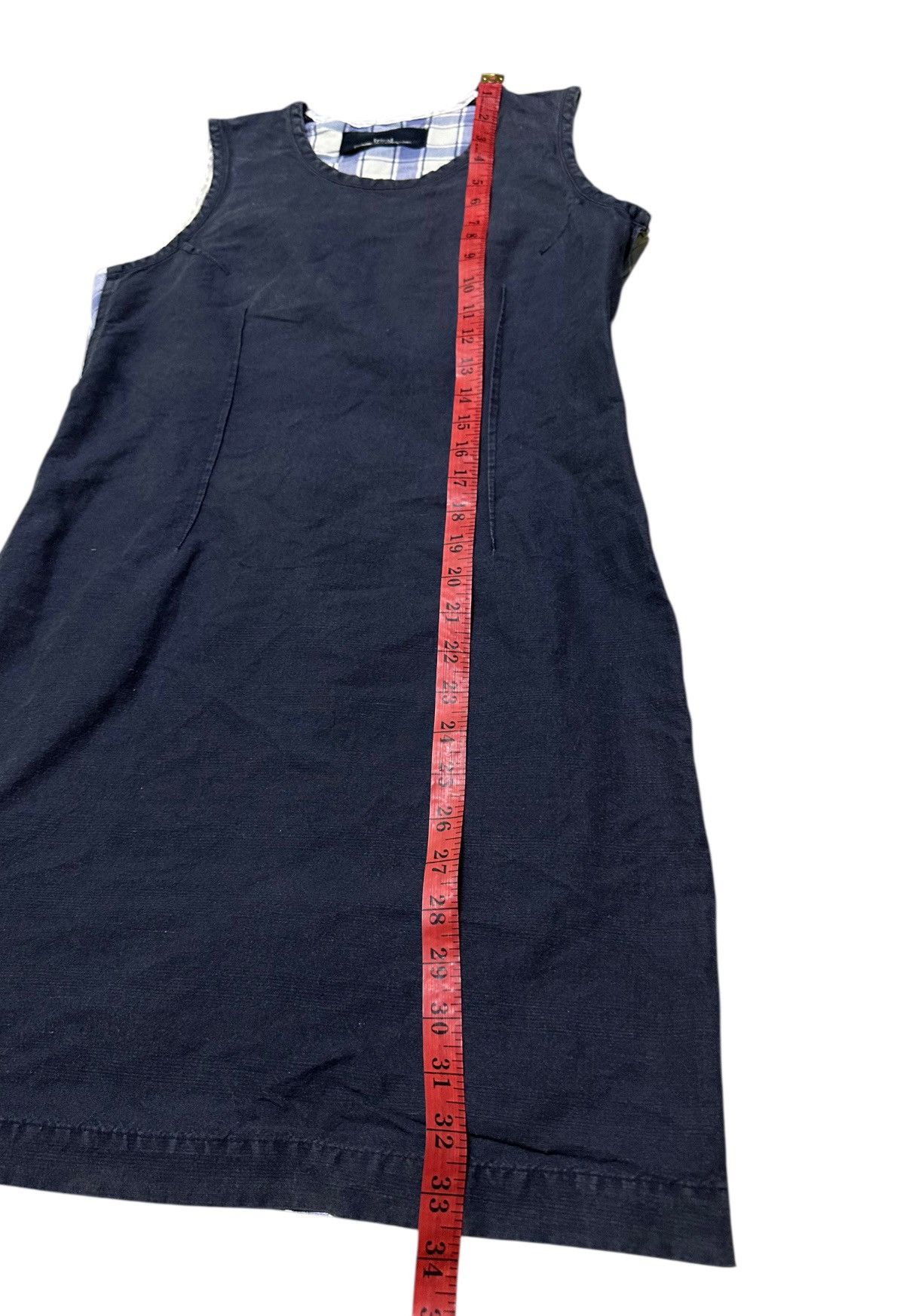 Tricot Comme des Garcons Vintage Comme des Garçons Tricot sleeveless navy blue dress Size M / US 6-8 / IT 42-44 - 12 Thumbnail