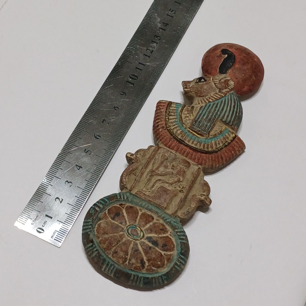 Handmade Handcrafted Egyptian figure with intricate patterns Size ONE SIZE - 8 Thumbnail