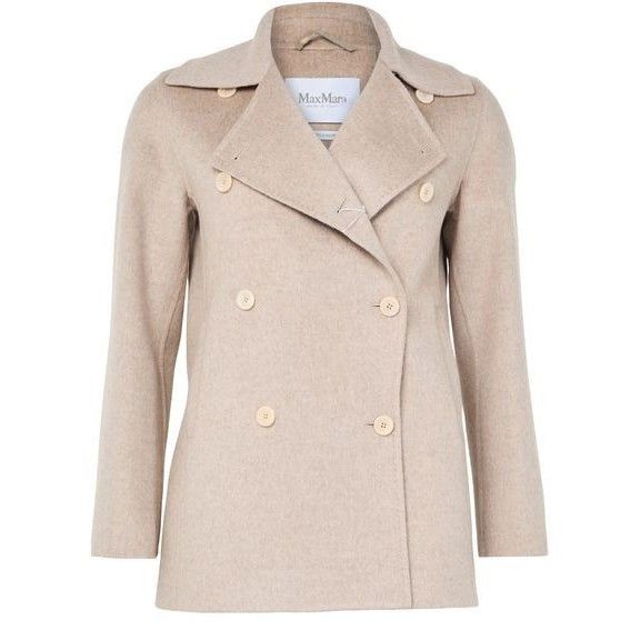 MAX MARA Double Breasted Beige Cashmere Coat New & Authentic